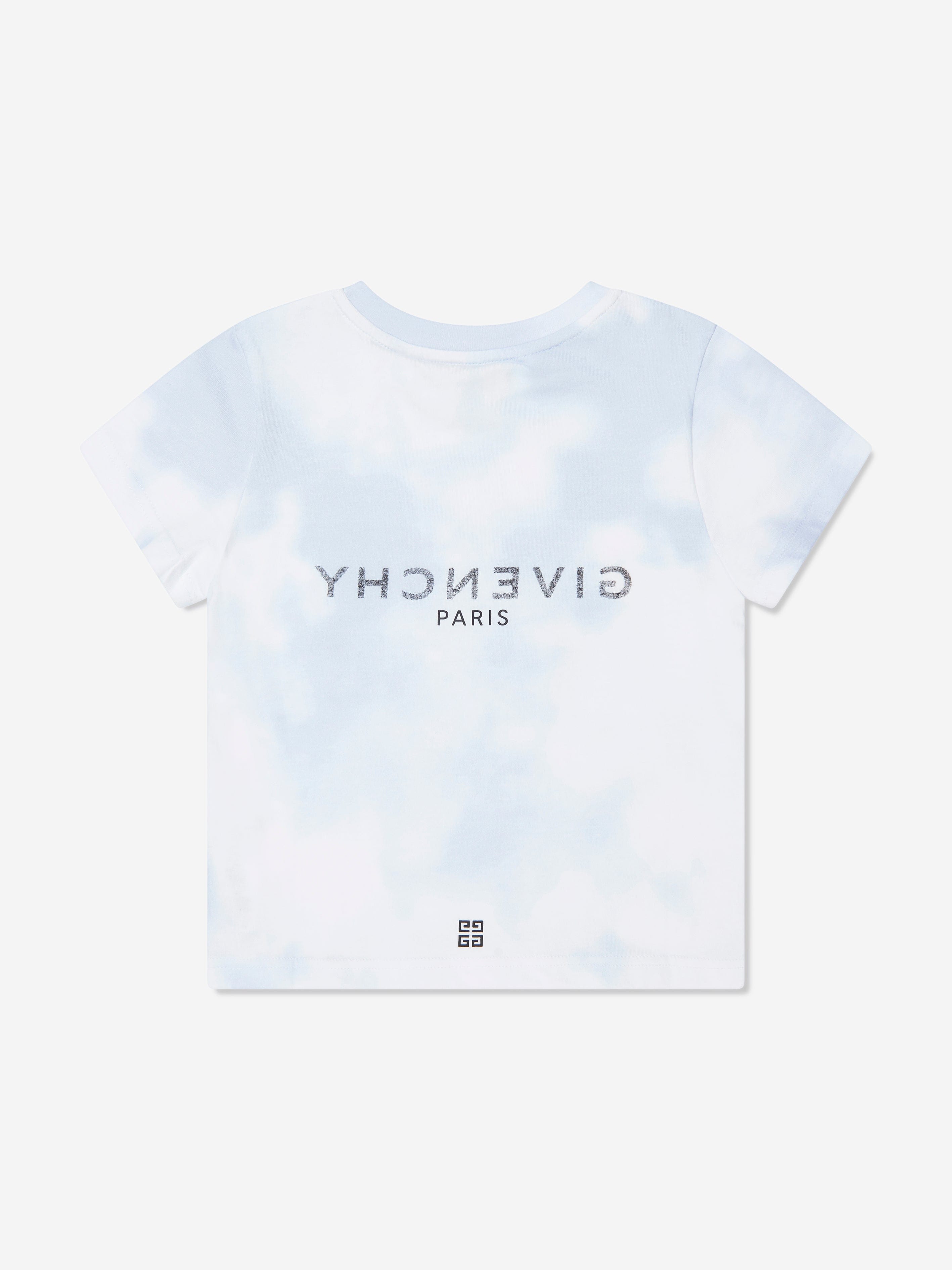 Givenchy Boys Cloud Print Logo T-Shirt in White