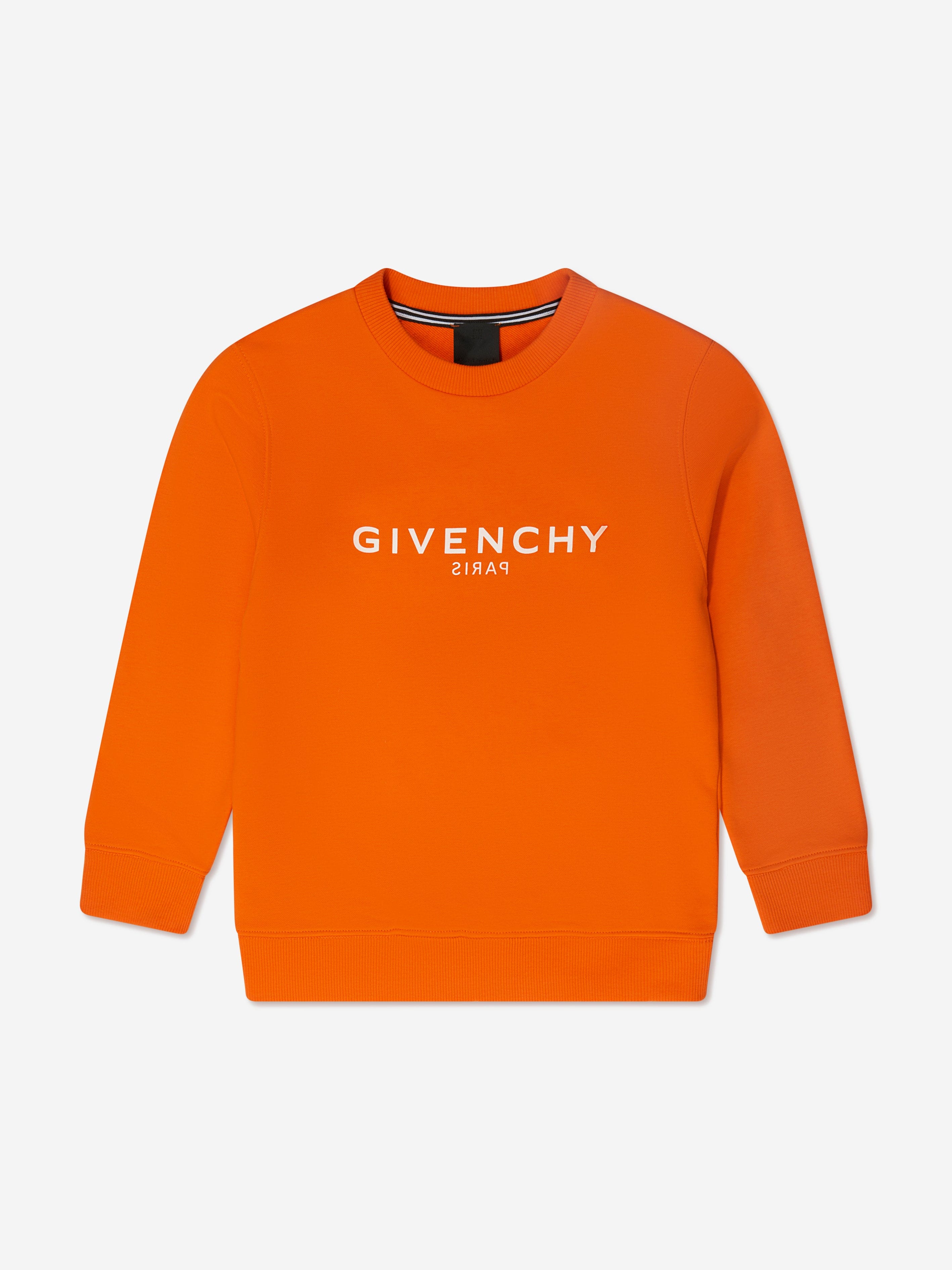 Givenchy Boys Logo Print Sweatshirt in Red