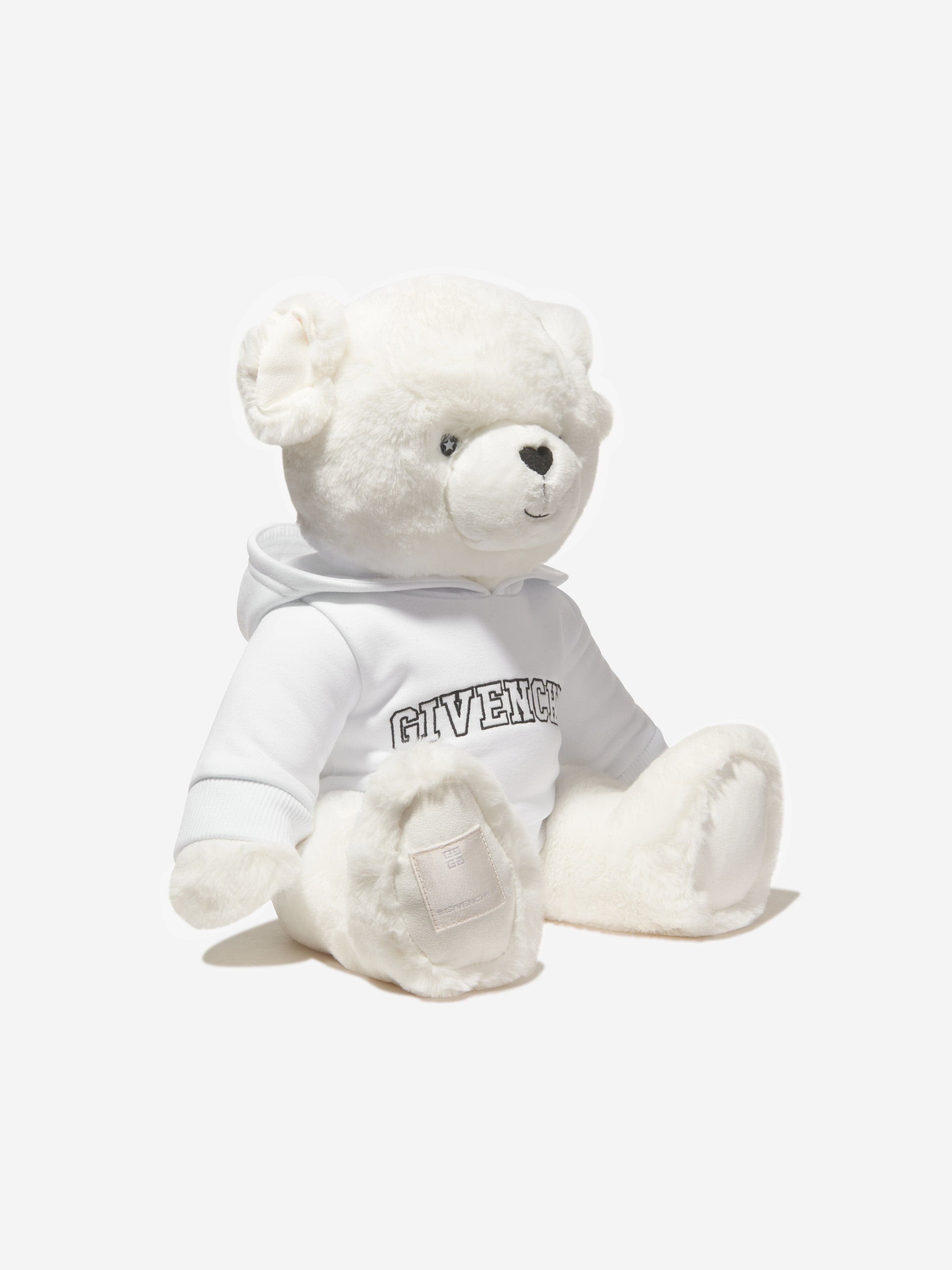 Givenchy Kids Teddy Bear With Hoodie in White