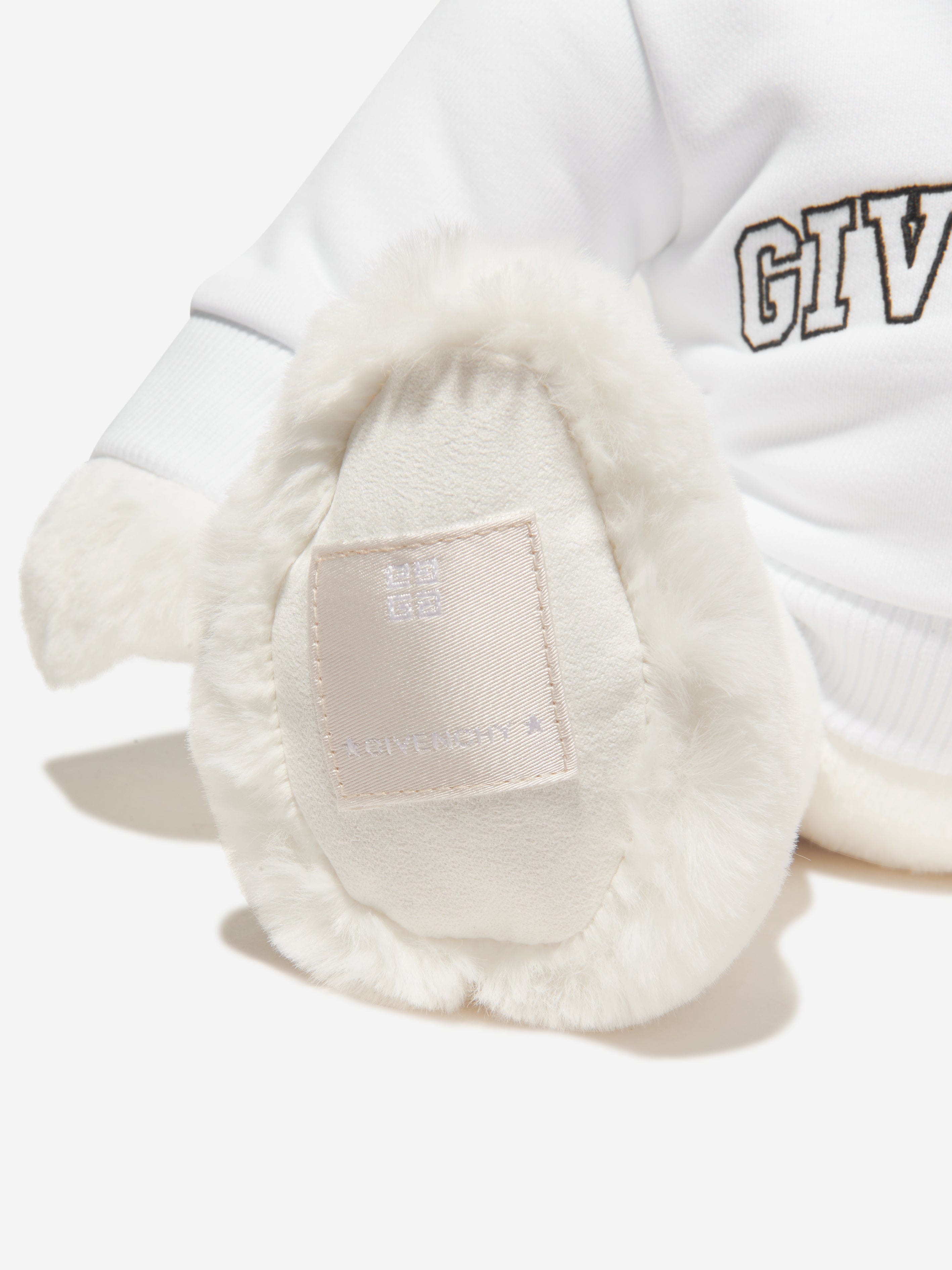 Givenchy Kids Teddy Bear With Hoodie in White