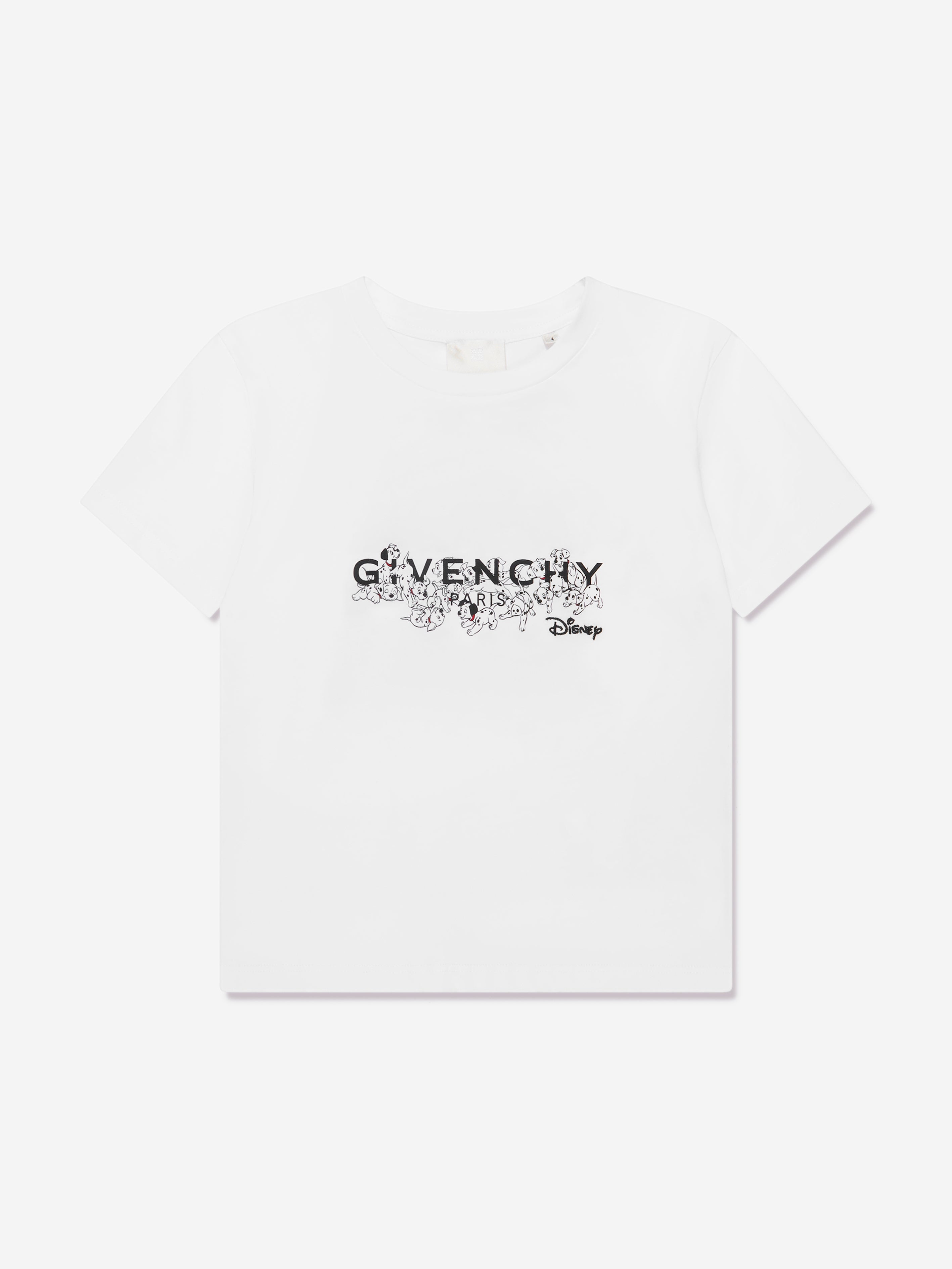 Givenchy Kids Disney Dalmations Print T-Shirt in White