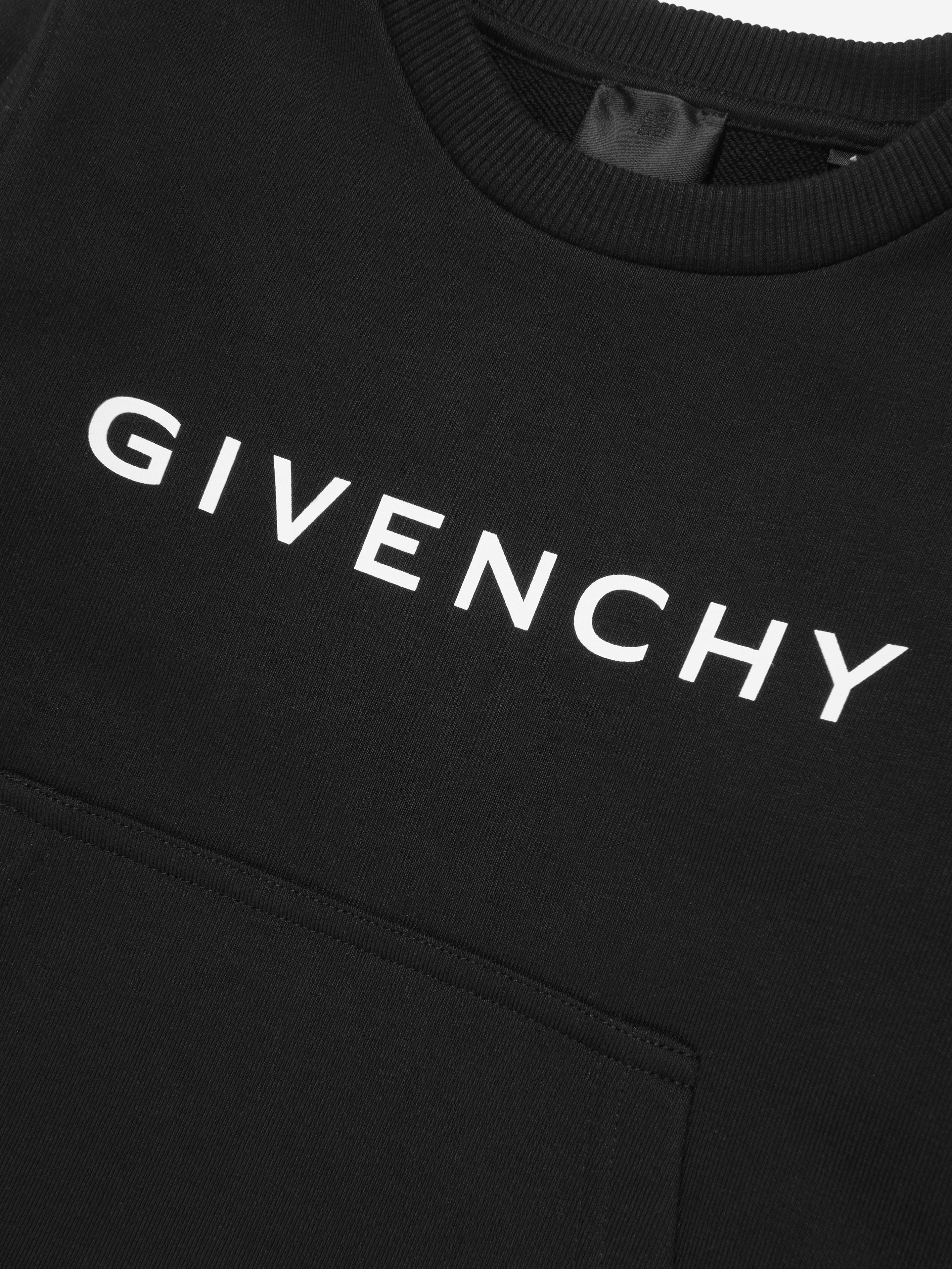 Givenchy Boys Disney Pongo Print Sweatshirt in Black