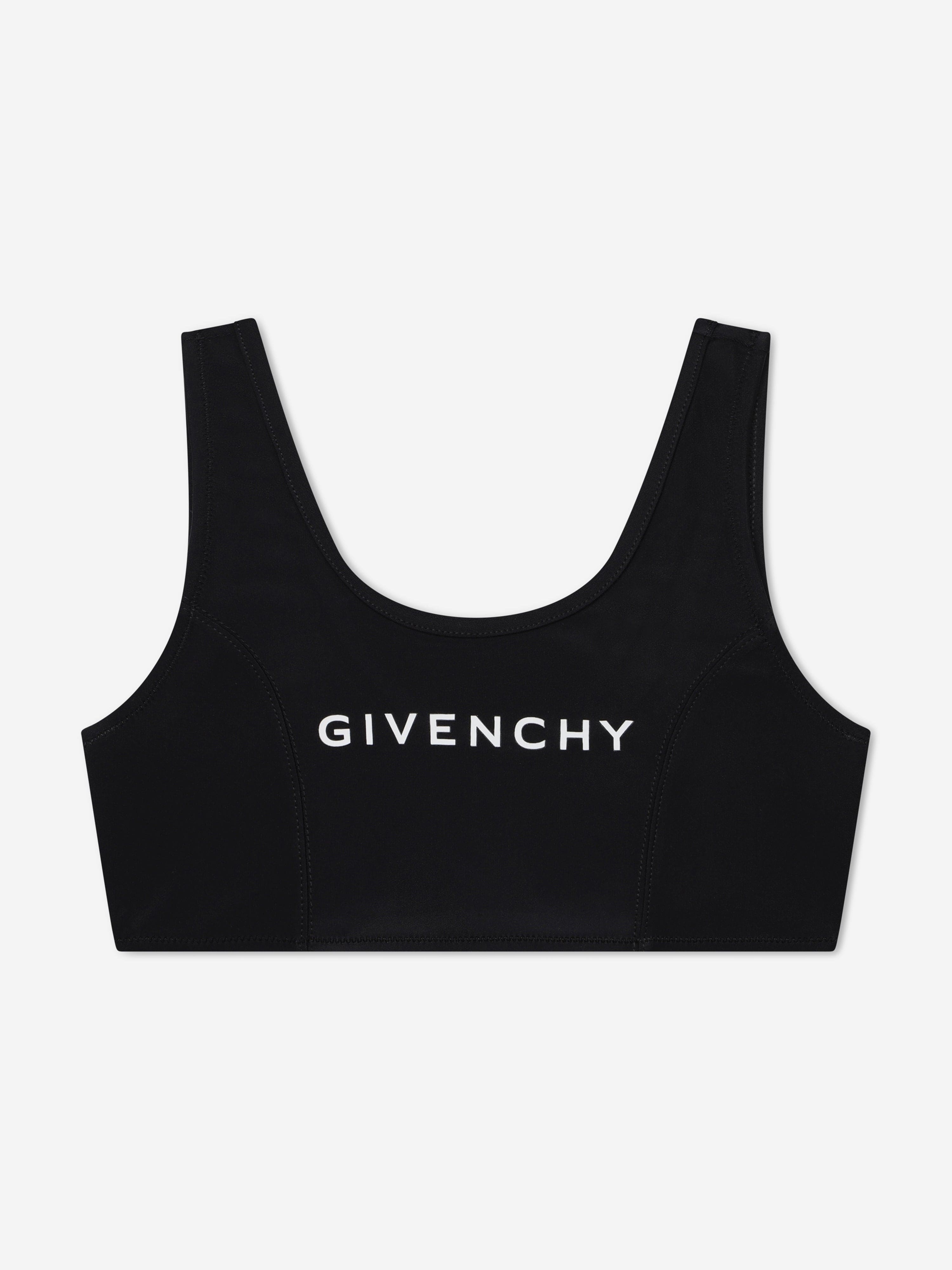 Givenchy Girls Logo Print Bikini in Black