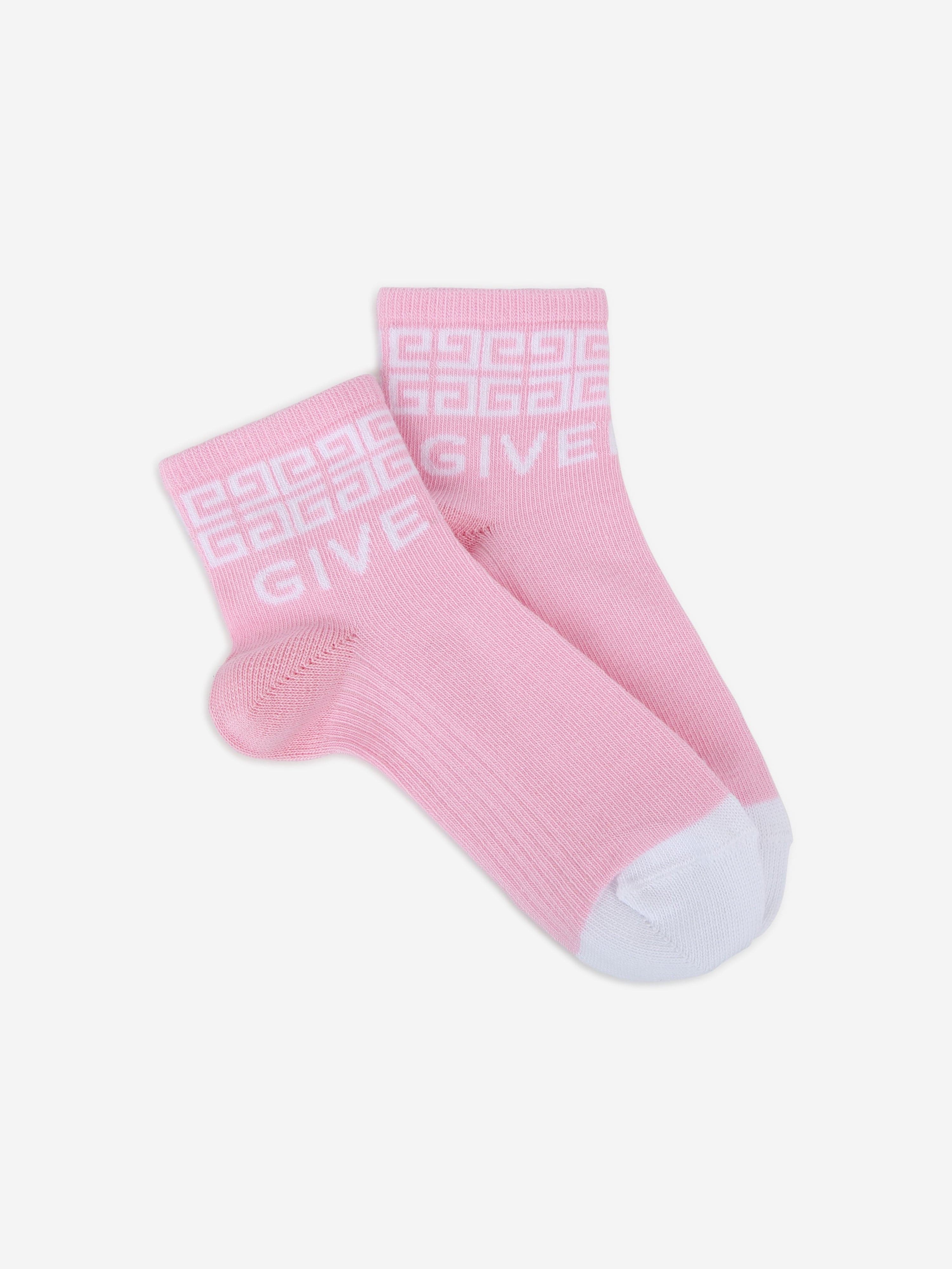 Givenchy Girls Set Of 2 Socks in Multicolour