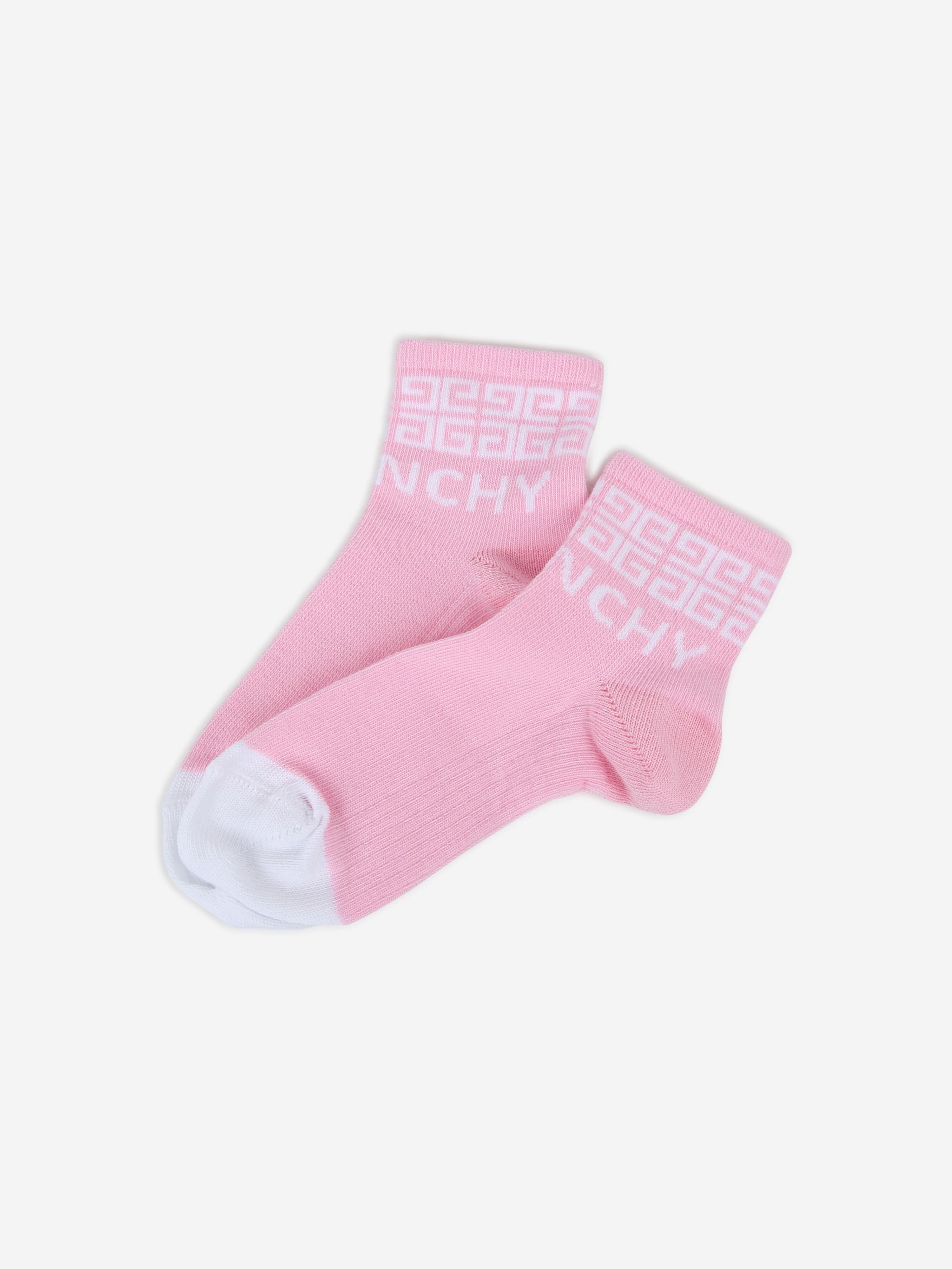 Givenchy Girls Set Of 2 Socks in Multicolour