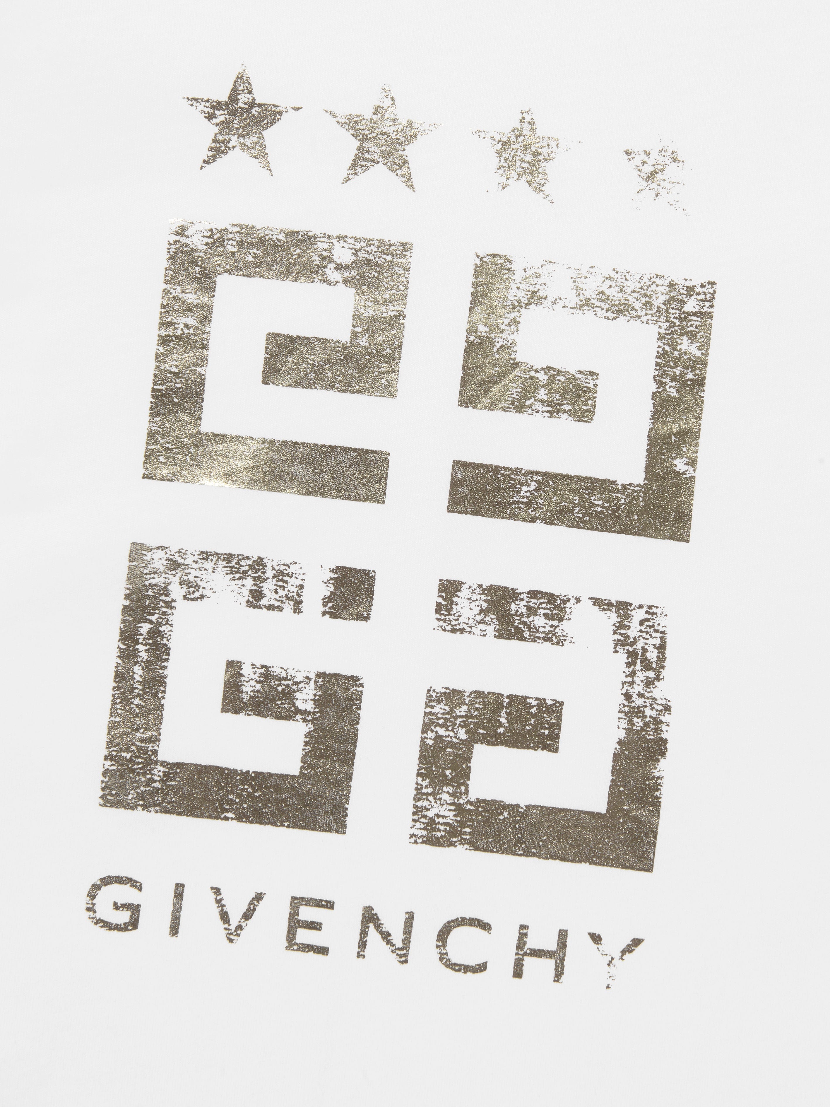 Givenchy Girls 4G Logo T-Shirt in White