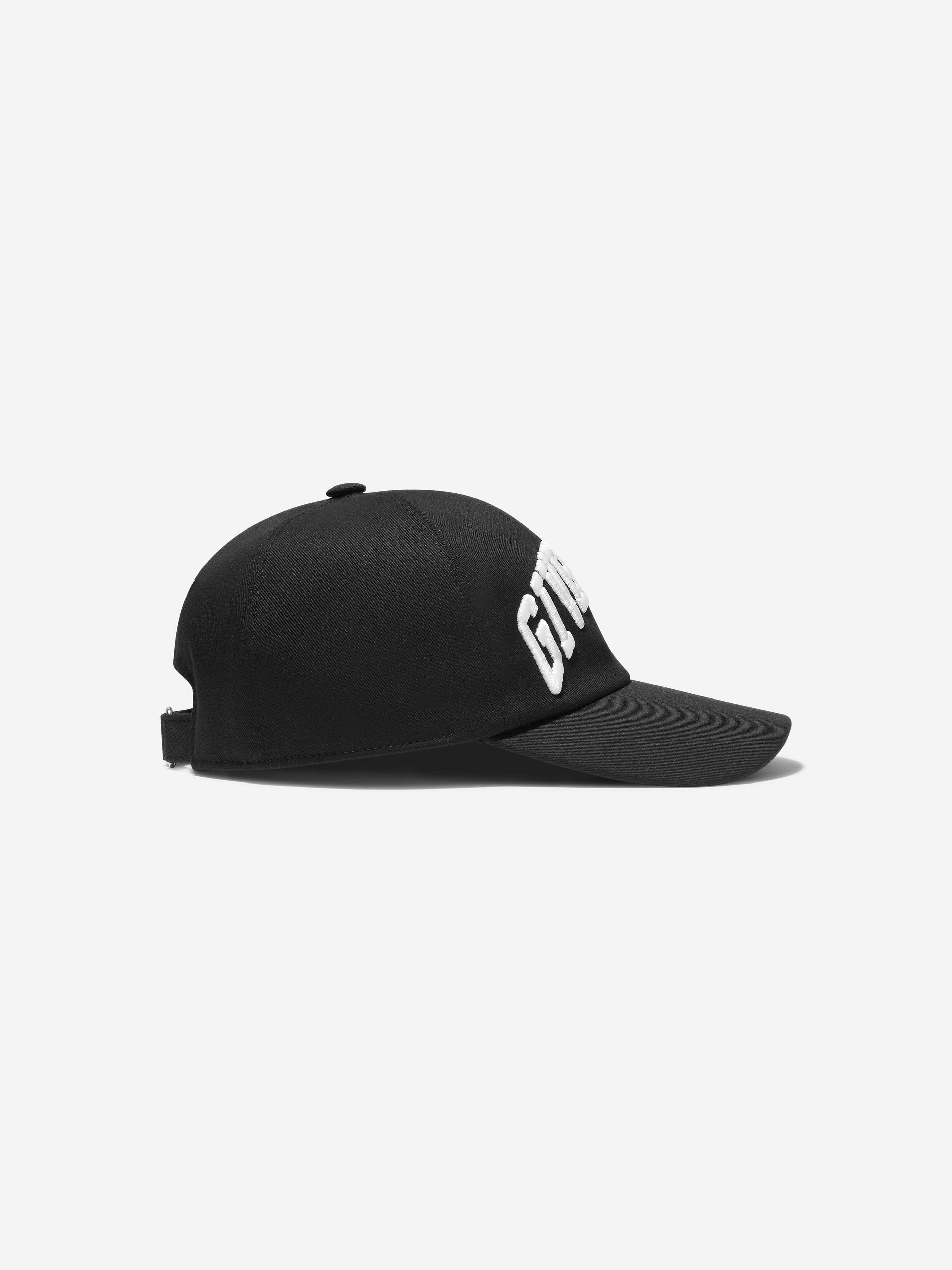 Givenchy Boys Embroidered Logo Cap in Black