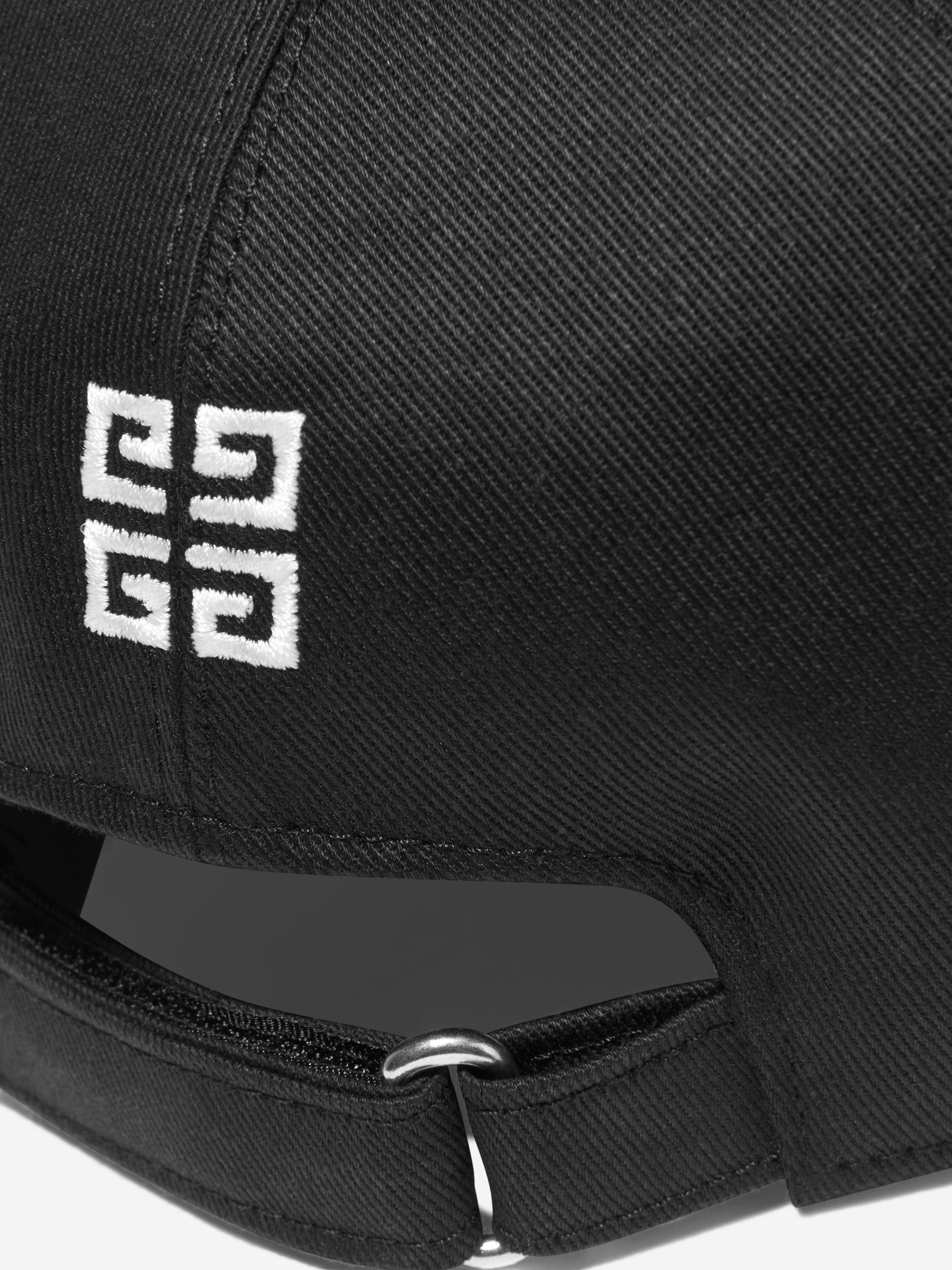 Givenchy Boys Embroidered Logo Cap in Black