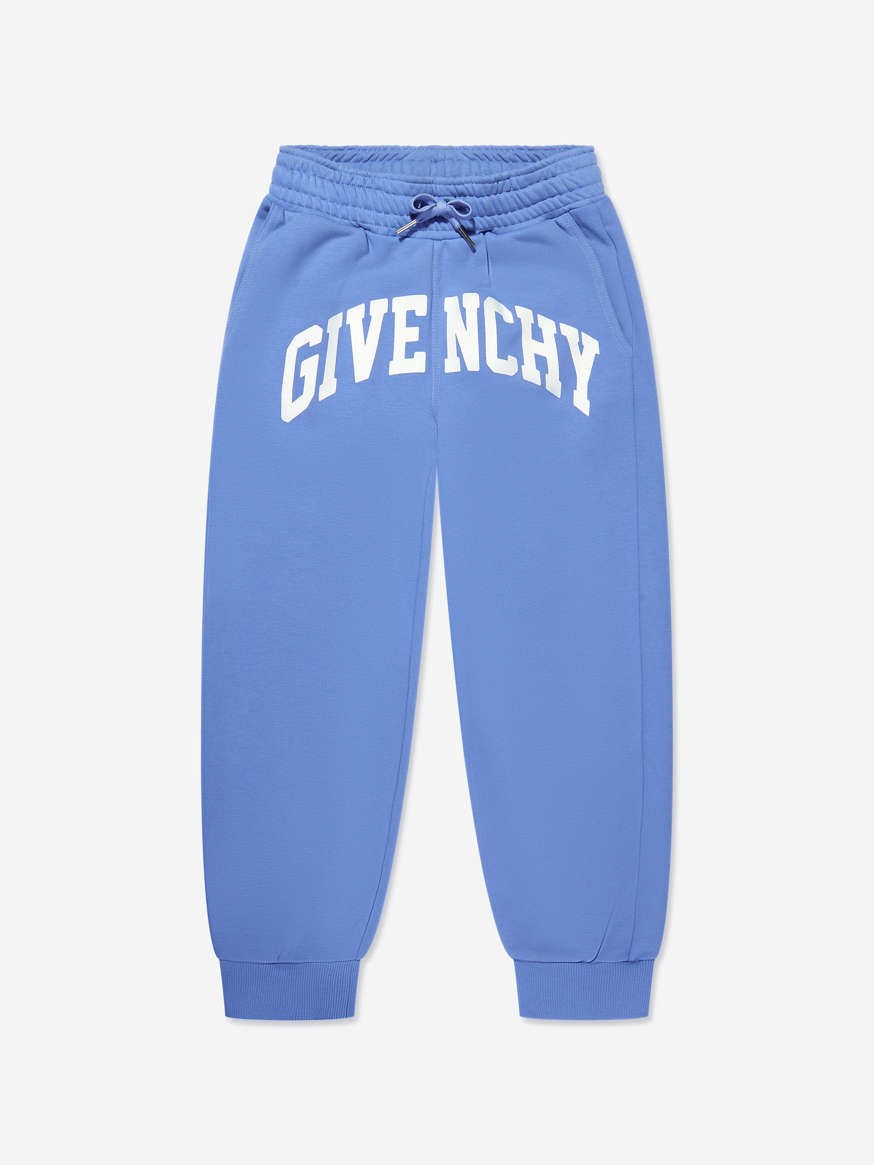 Givenchy Boys Logo Joggers in Blue