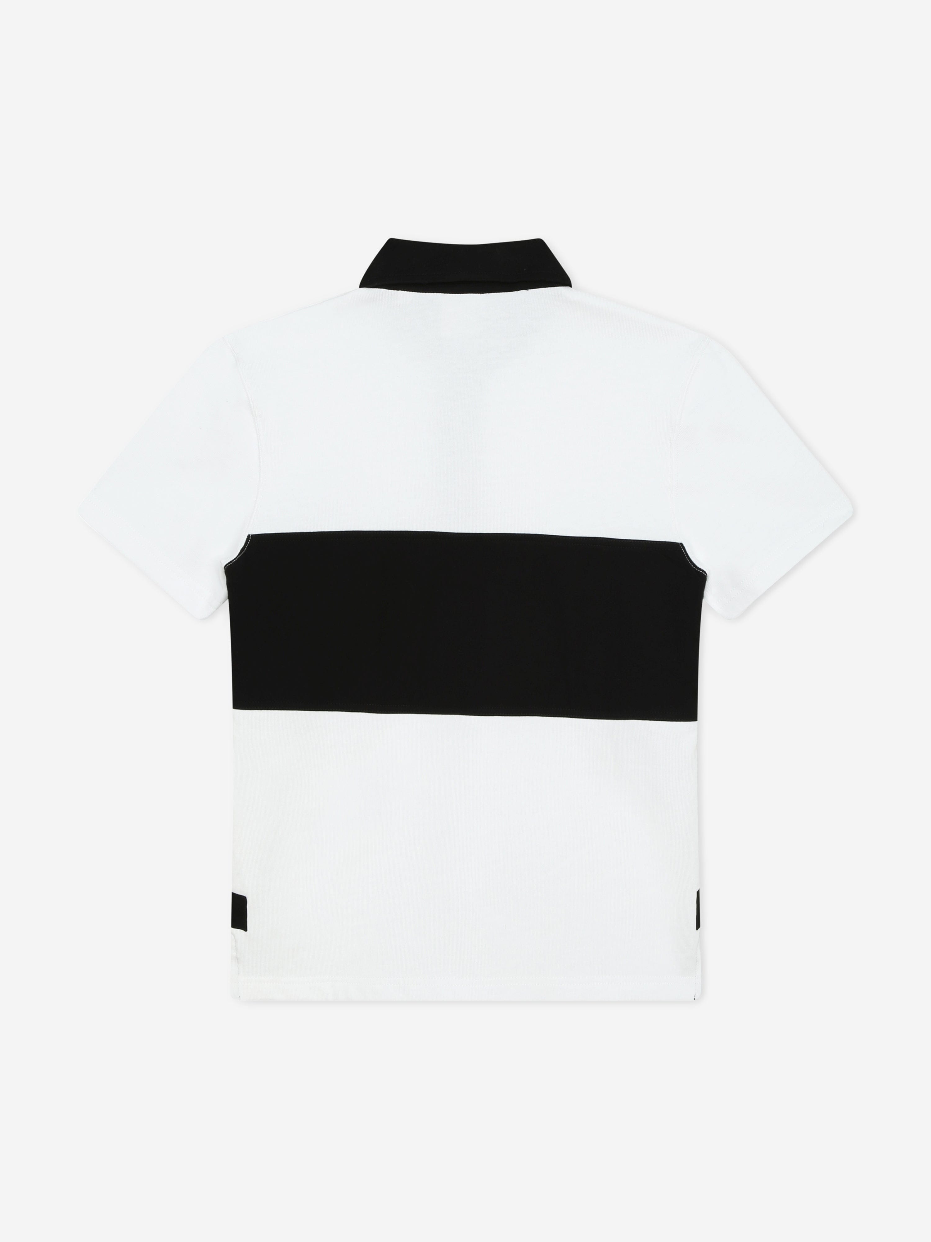 Givenchy Boys Embroidered Logo Polo Shirt in White