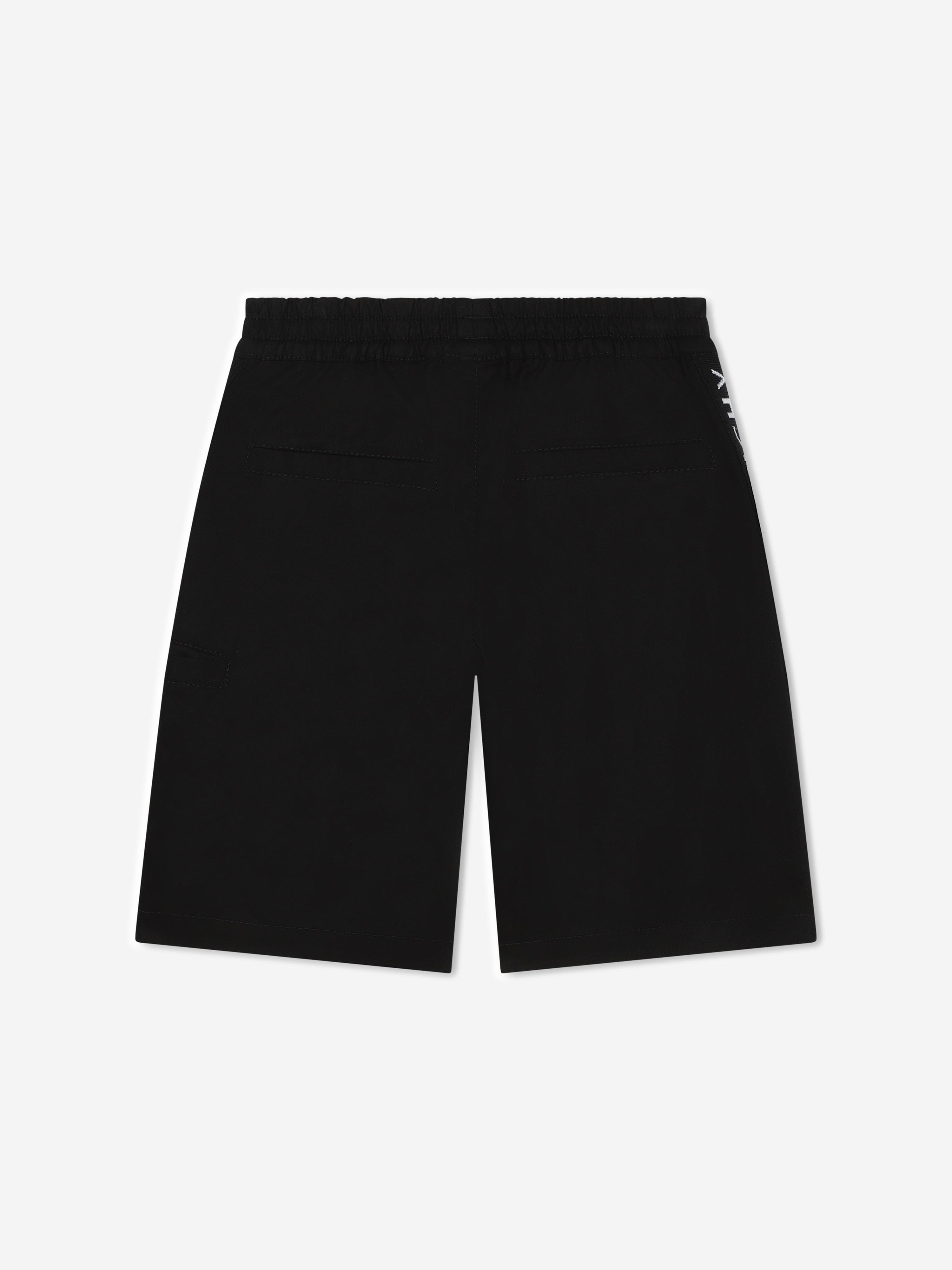 Givenchy Boys Logo Bermuda Shorts in Black