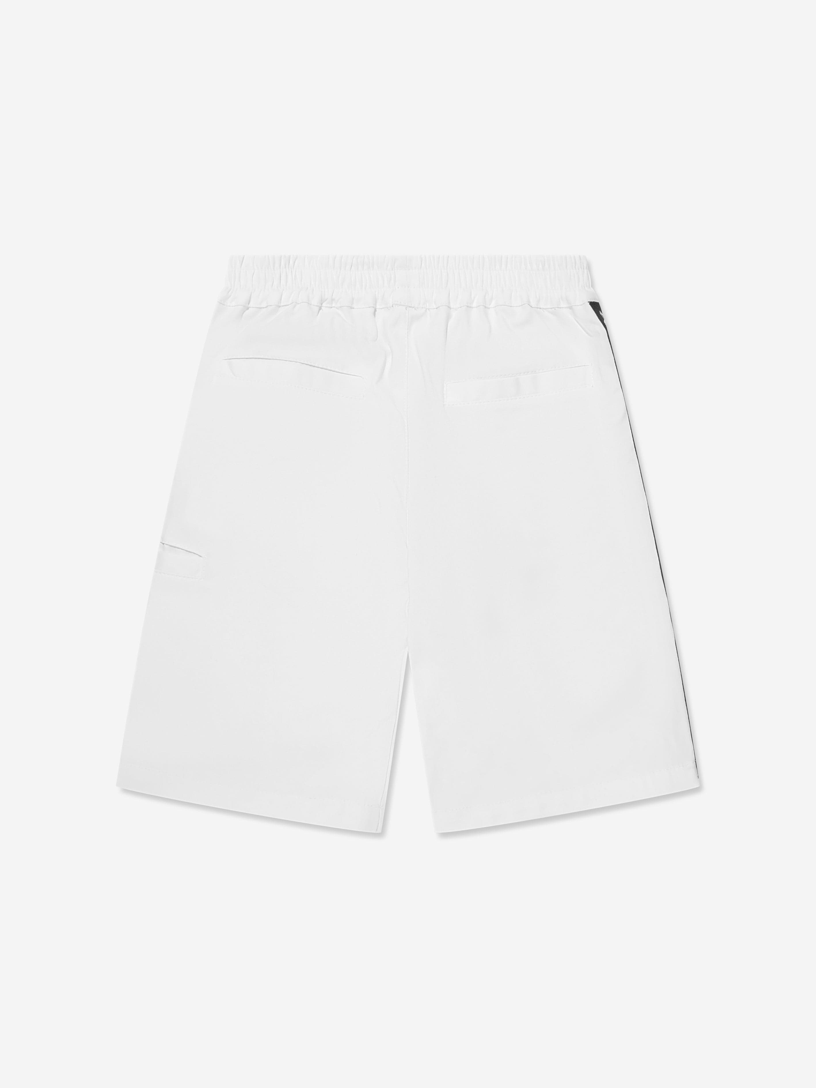 Givenchy Boys Logo Bermuda Shorts in White