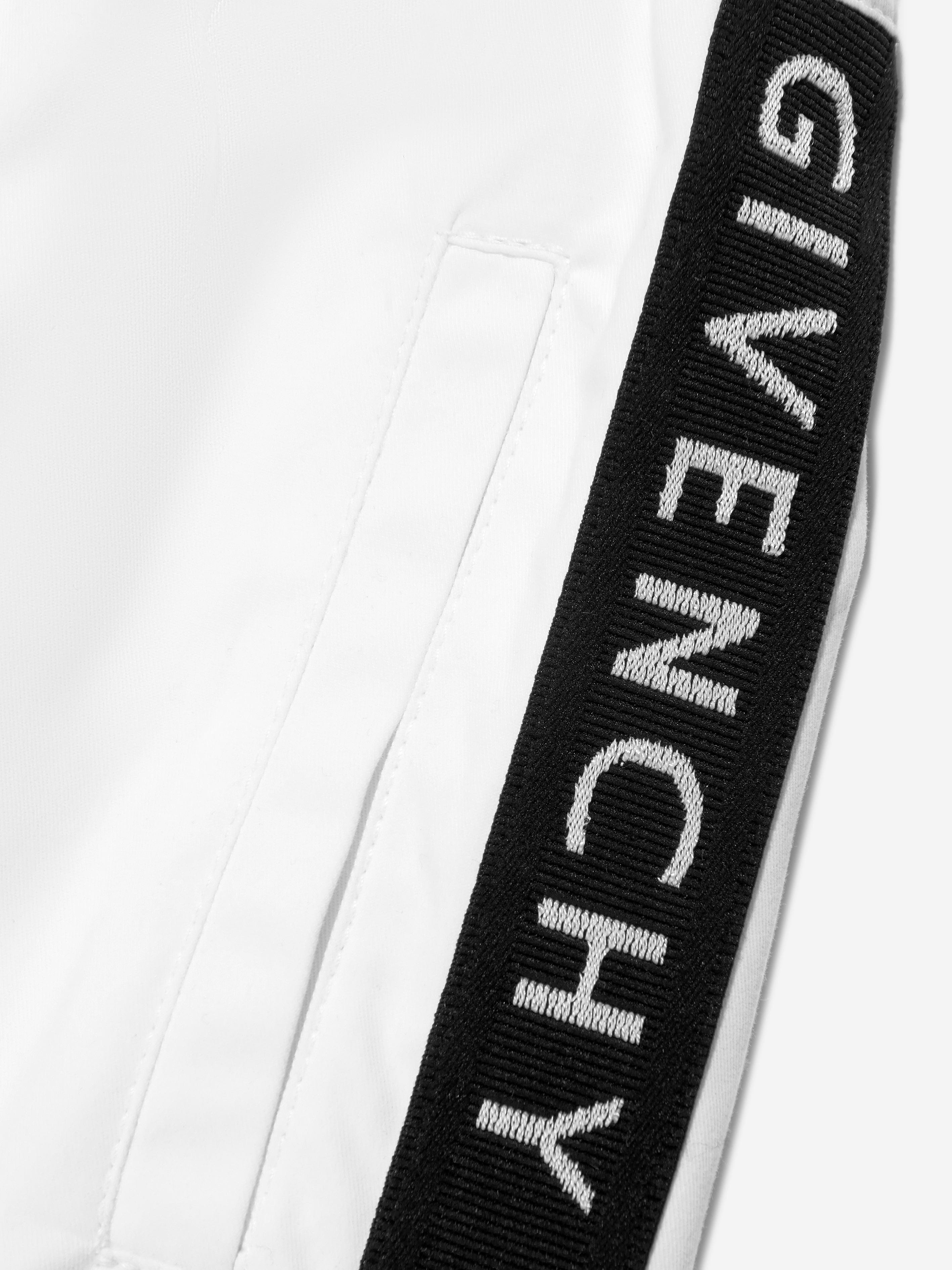 Givenchy Boys Logo Bermuda Shorts in White