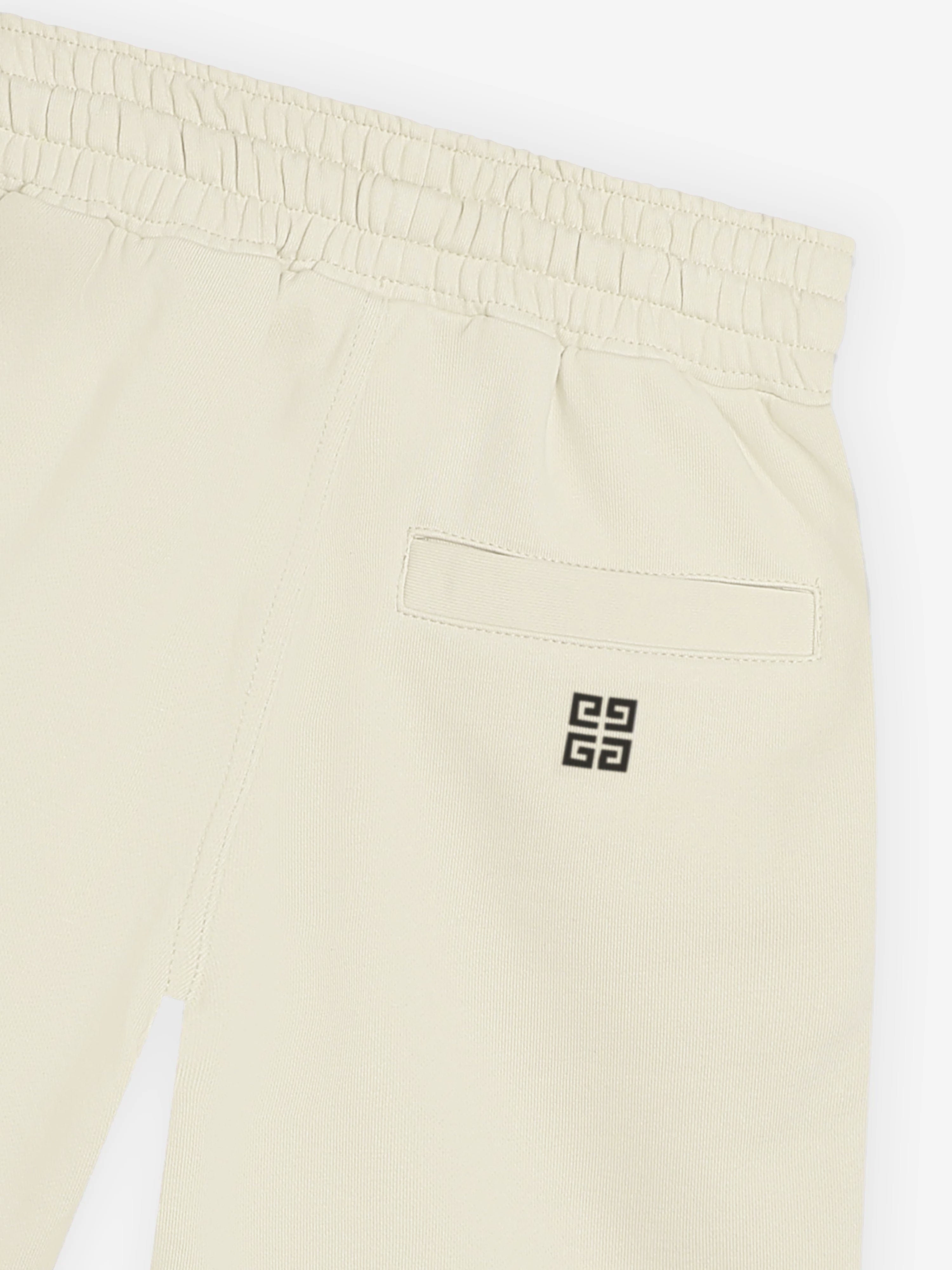 Givenchy Boys Logo Print Shorts in Beige