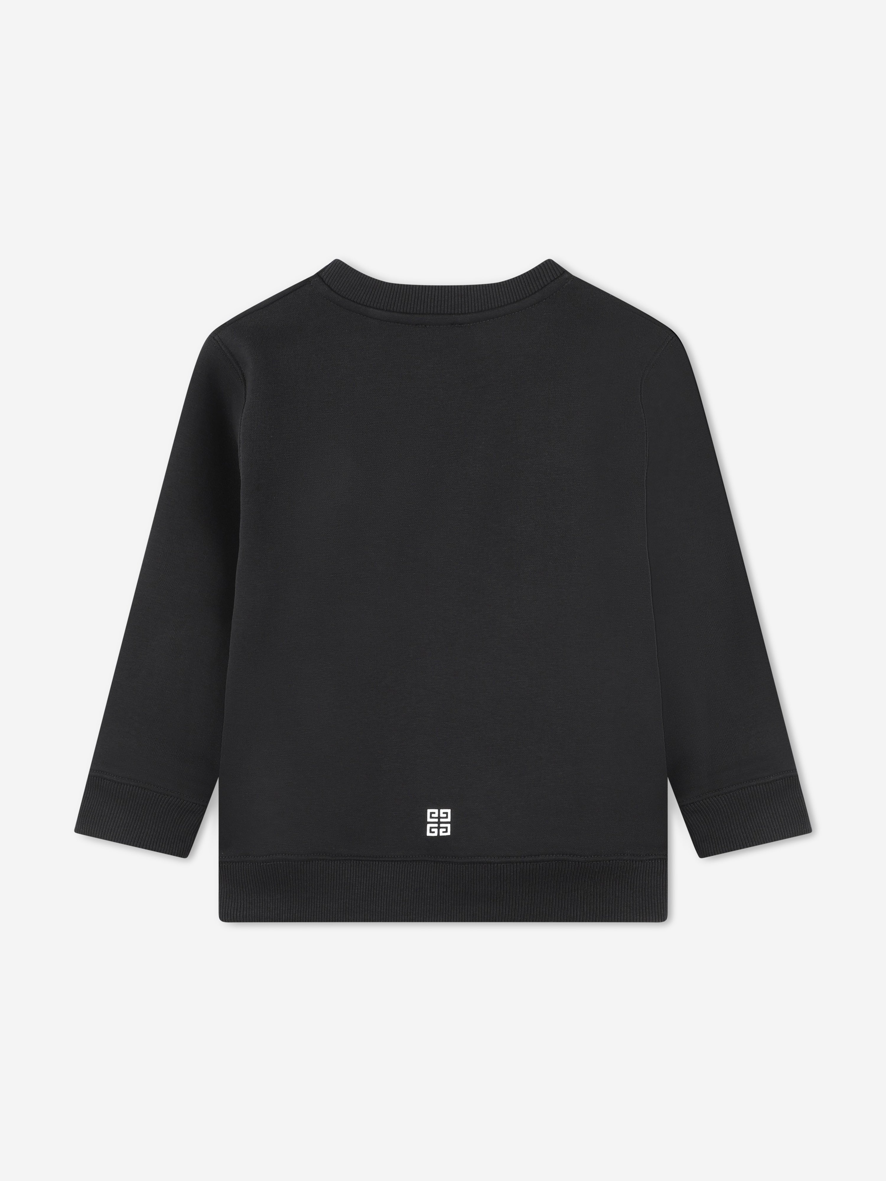 Givenchy Boys Logo Print Sweatshirt in Black