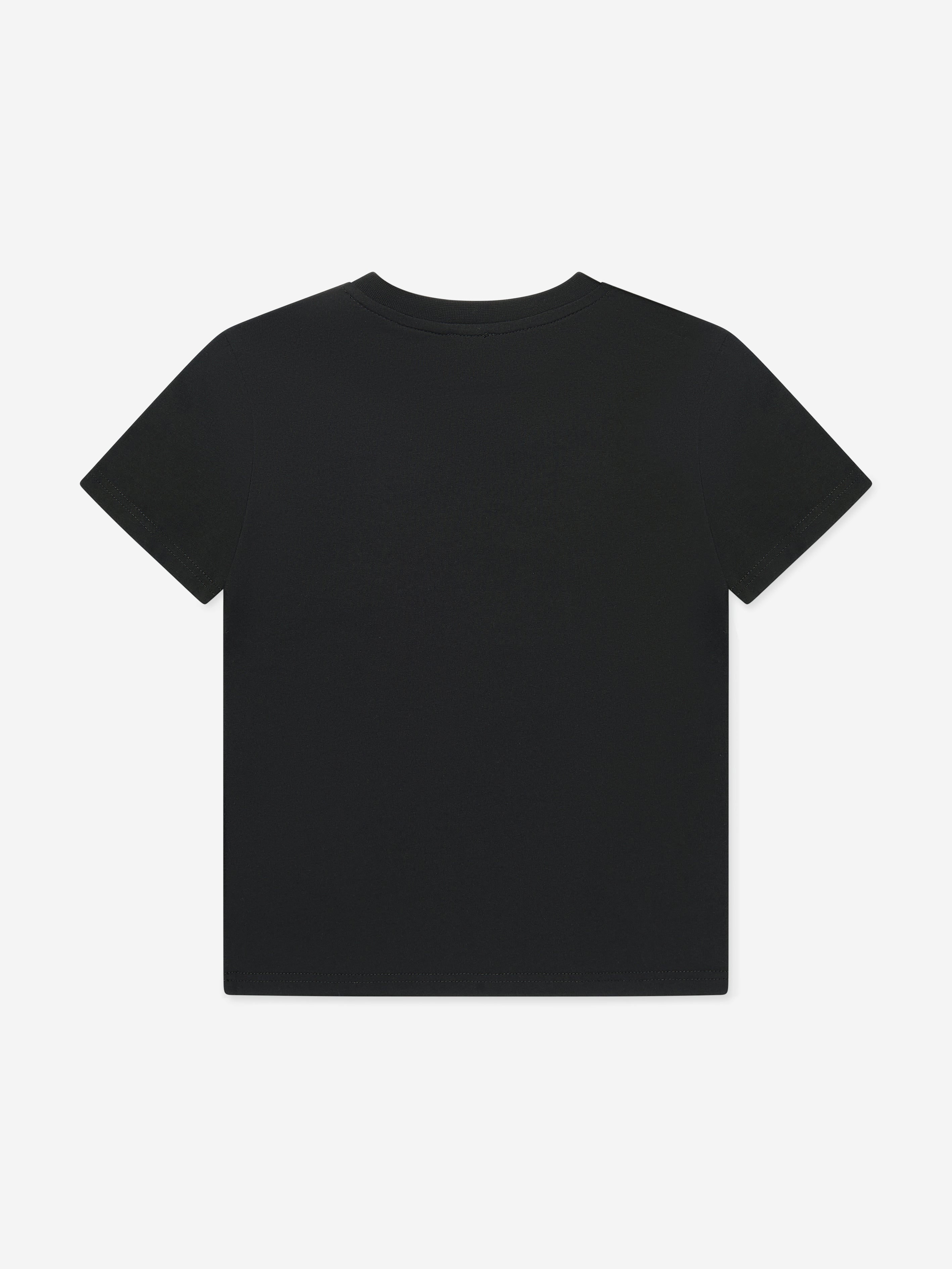 Givenchy Boys Applique Logo T-Shirt in Black