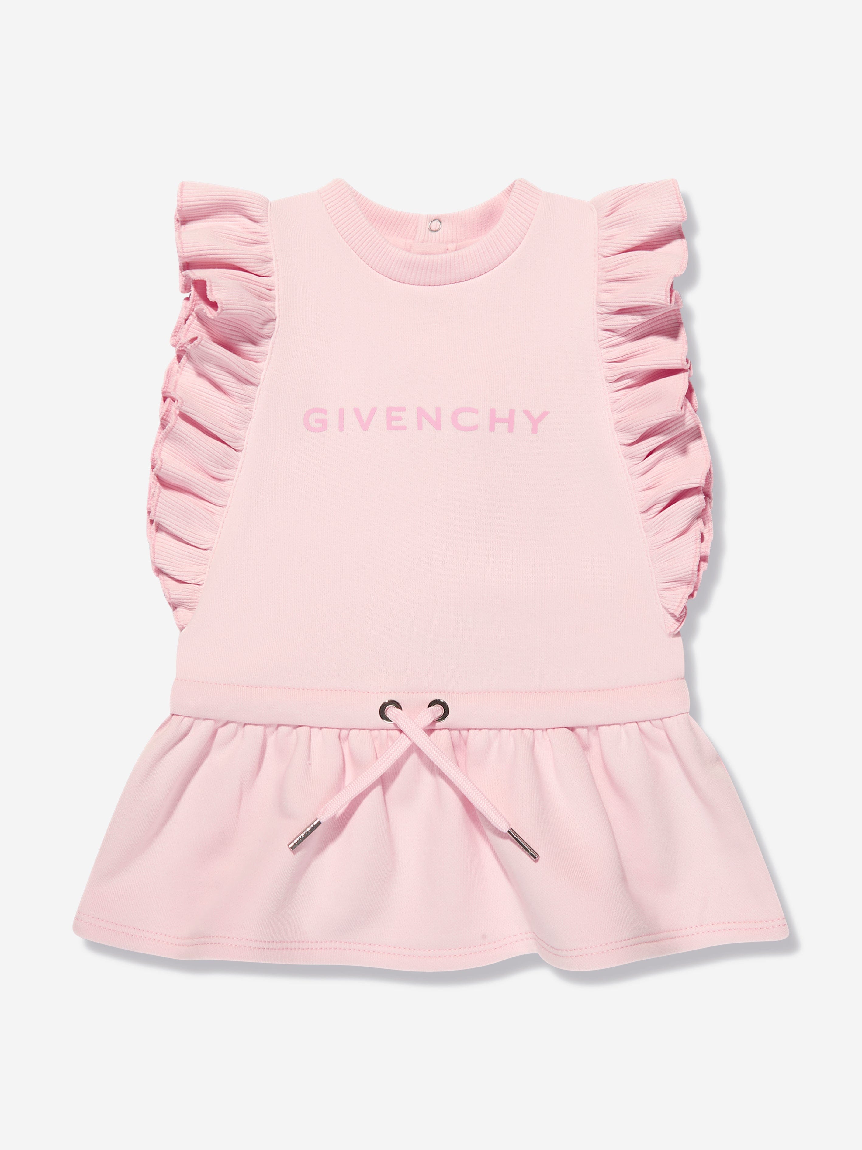 Givenchy Baby Girls Ruffle Sweater Dress in Pink