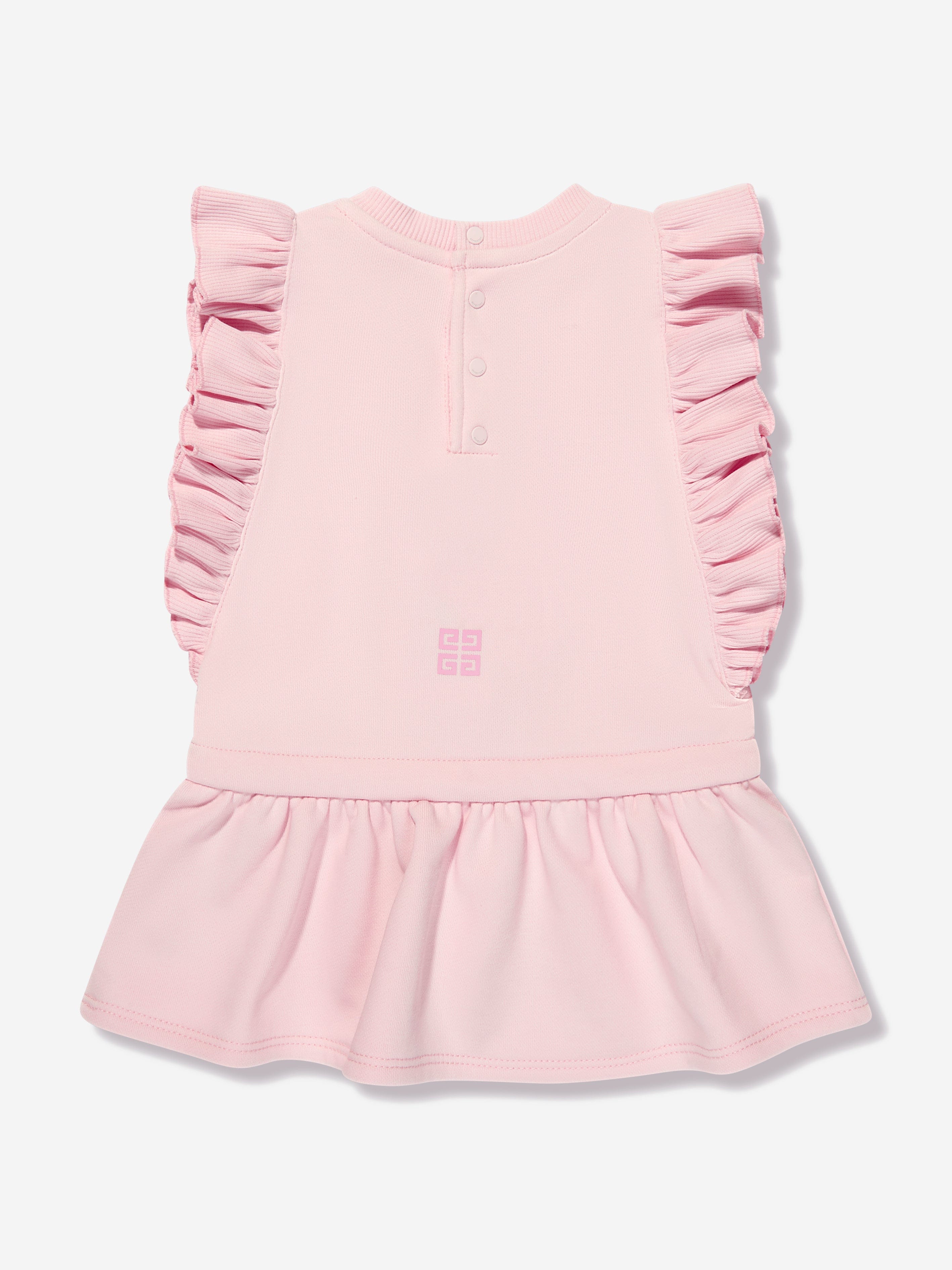 Givenchy Baby Girls Ruffle Sweater Dress in Pink