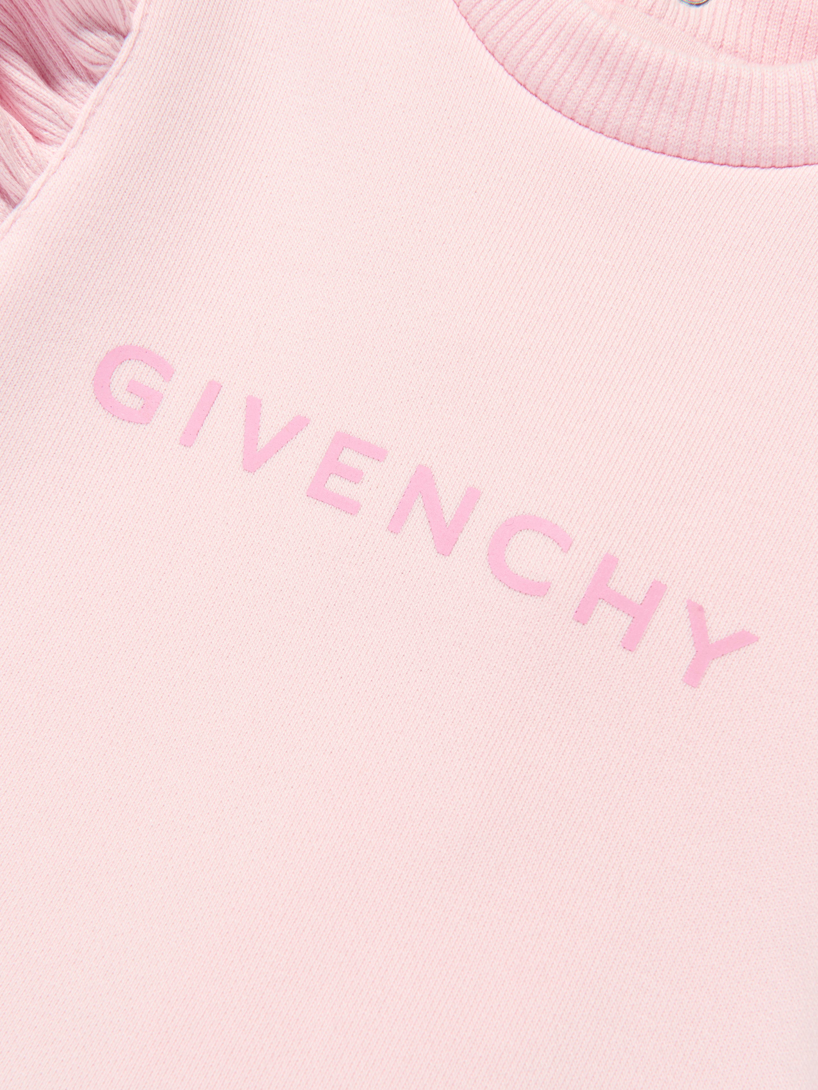 Givenchy Baby Girls Ruffle Sweater Dress in Pink