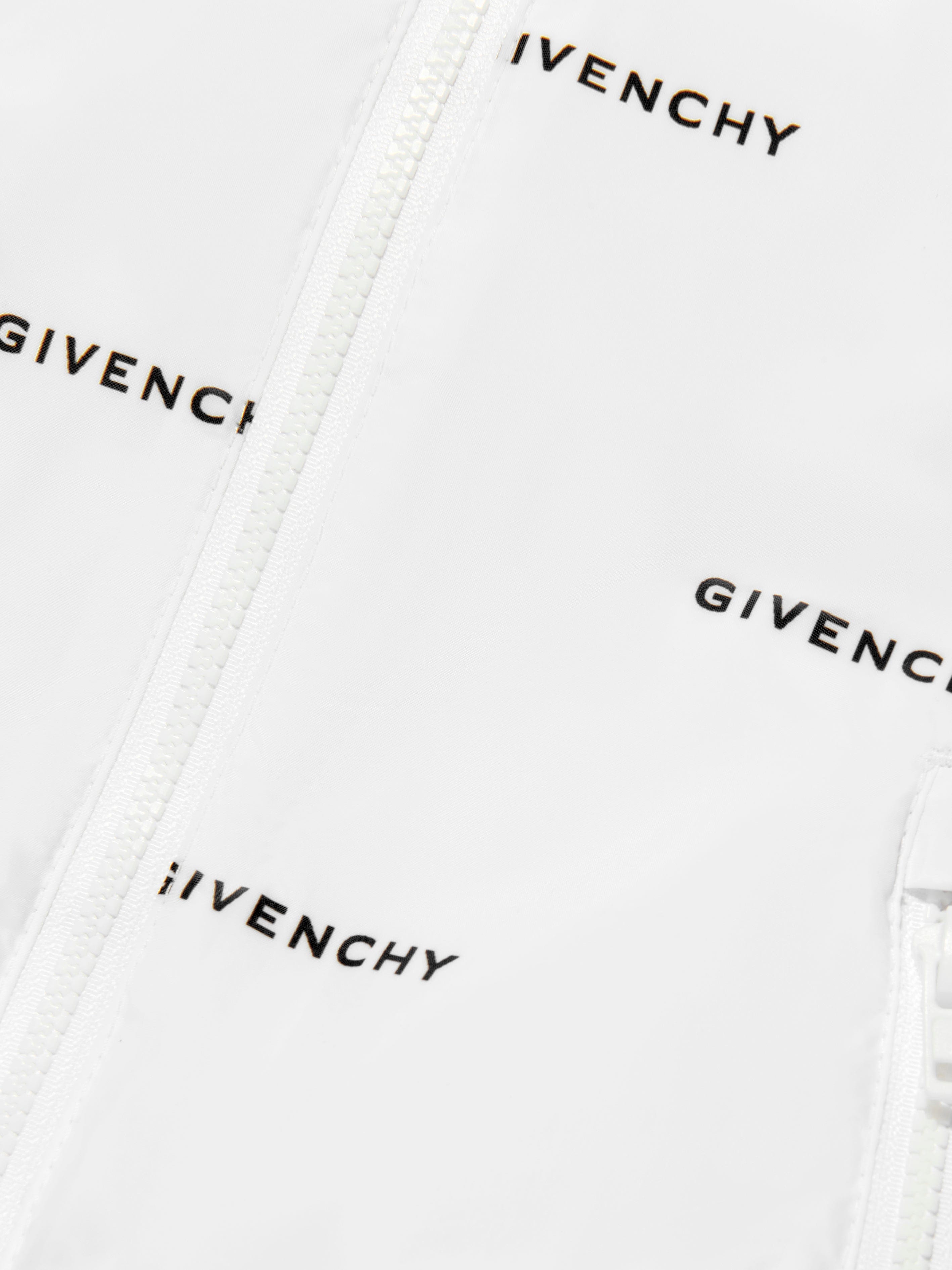 Givenchy Baby Boys Hooded Windbreaker in White