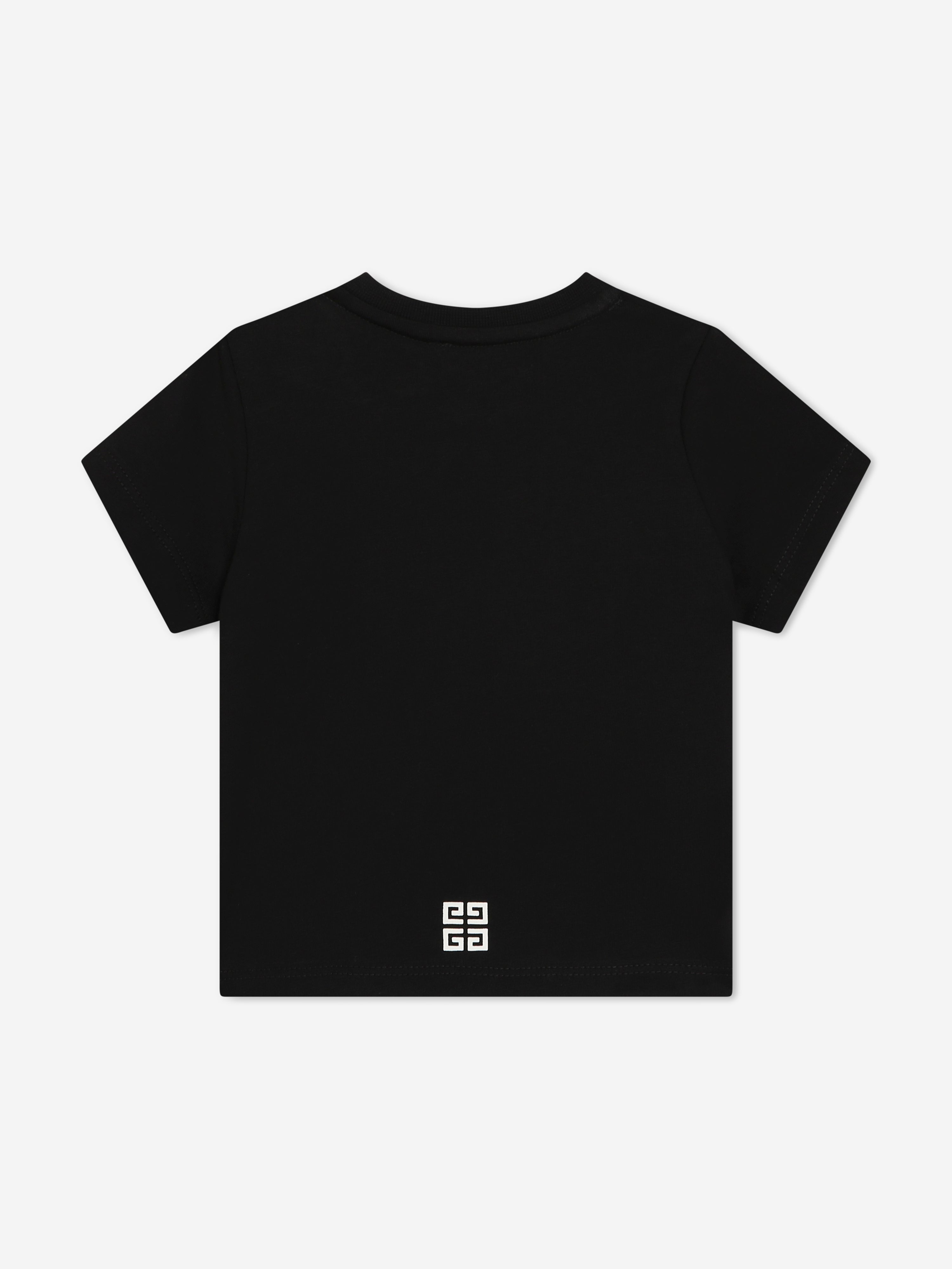 Givenchy Baby Boys Logo Print T-Shirt in Black