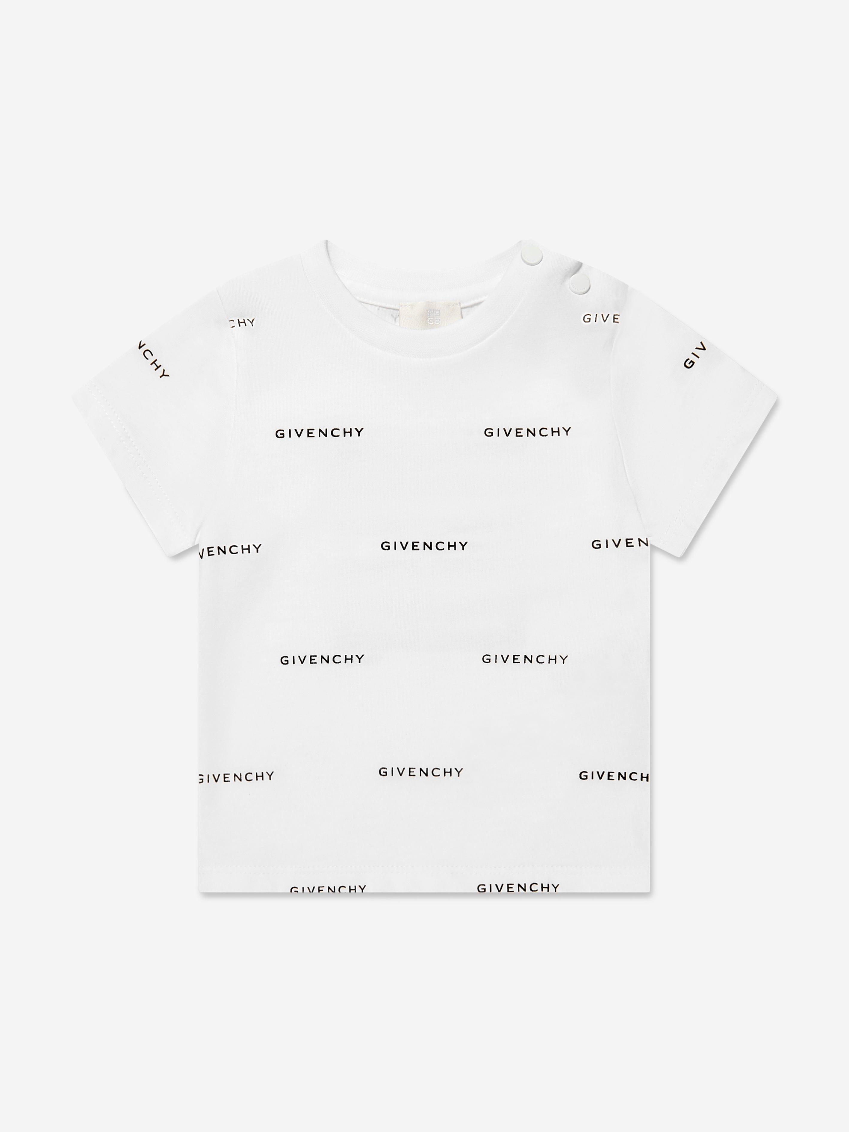 Givenchy Baby Boys Logo Print T-Shirt in White