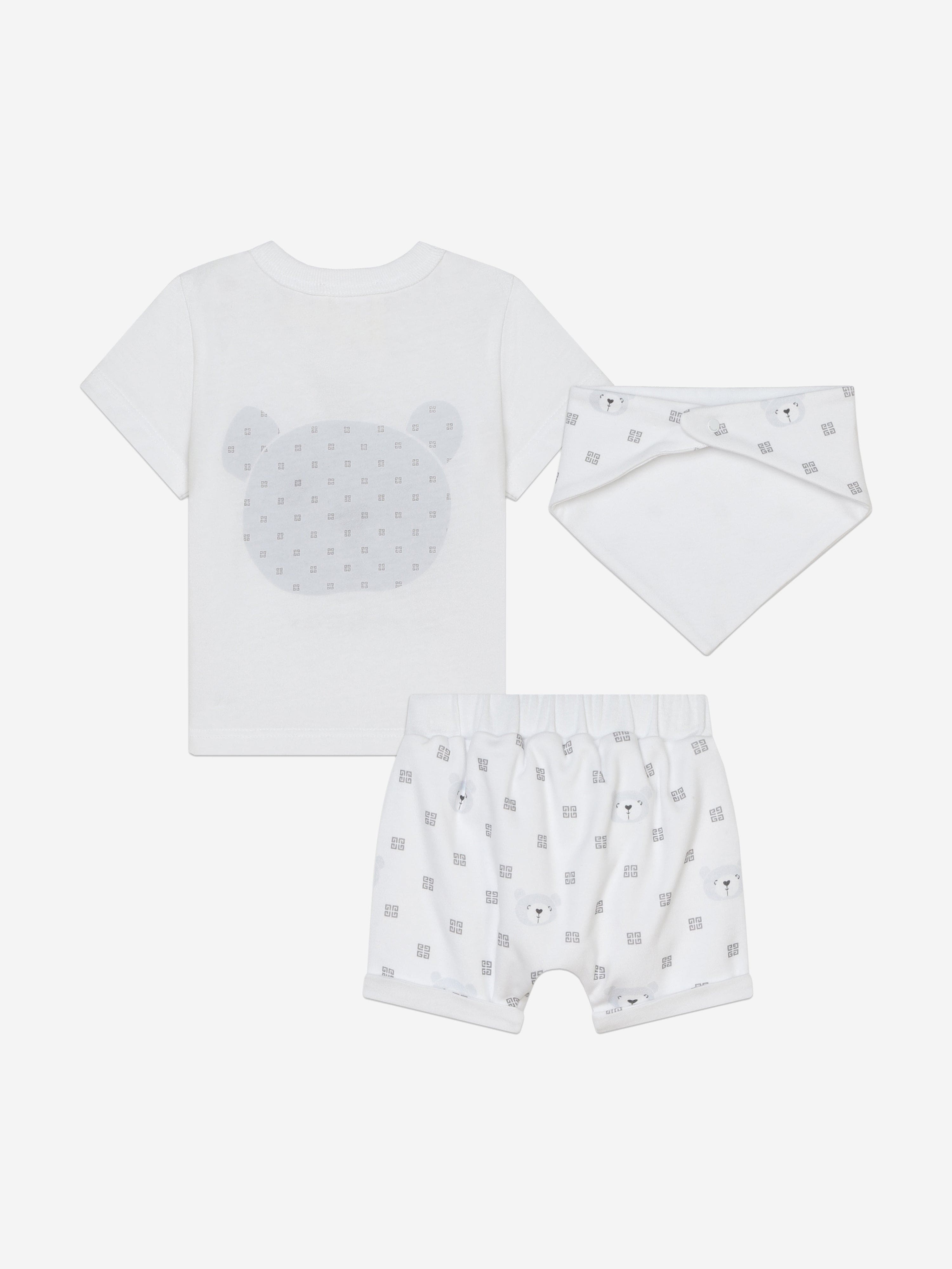 Givenchy Baby 3 Piece Gift Set in White