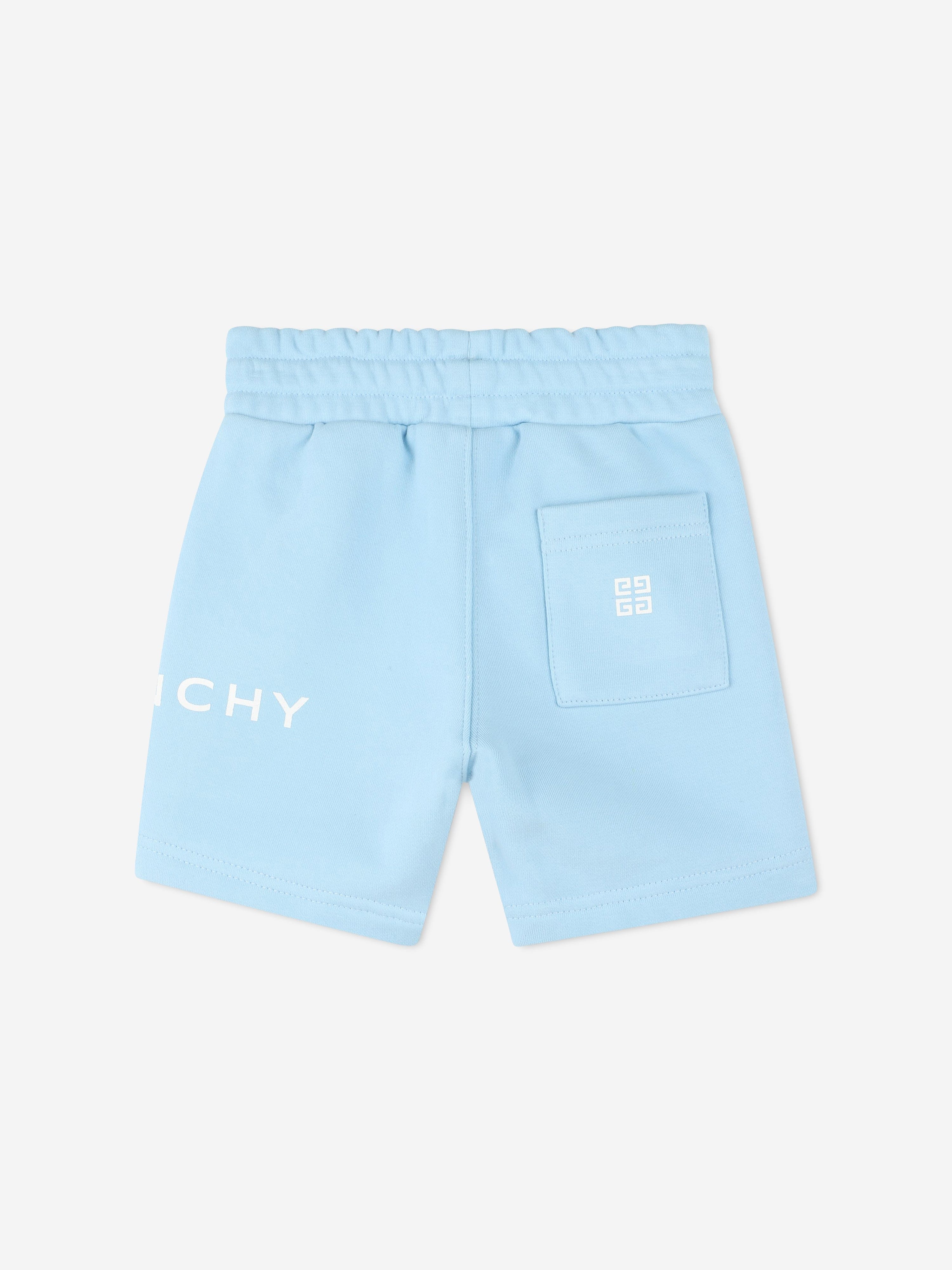 Givenchy Baby Boys Logo Print Short in Blue