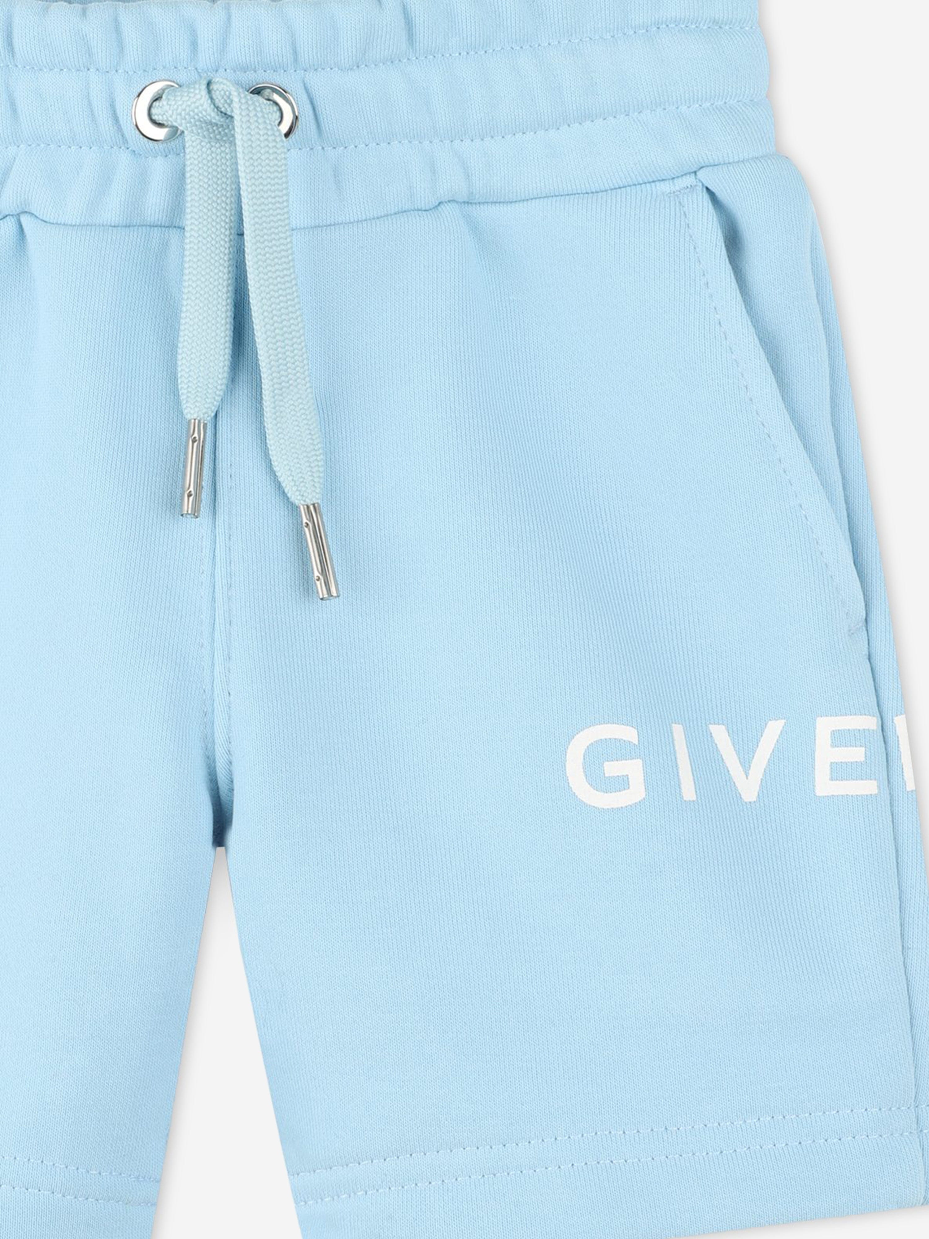 Givenchy Baby Boys Logo Print Short in Blue