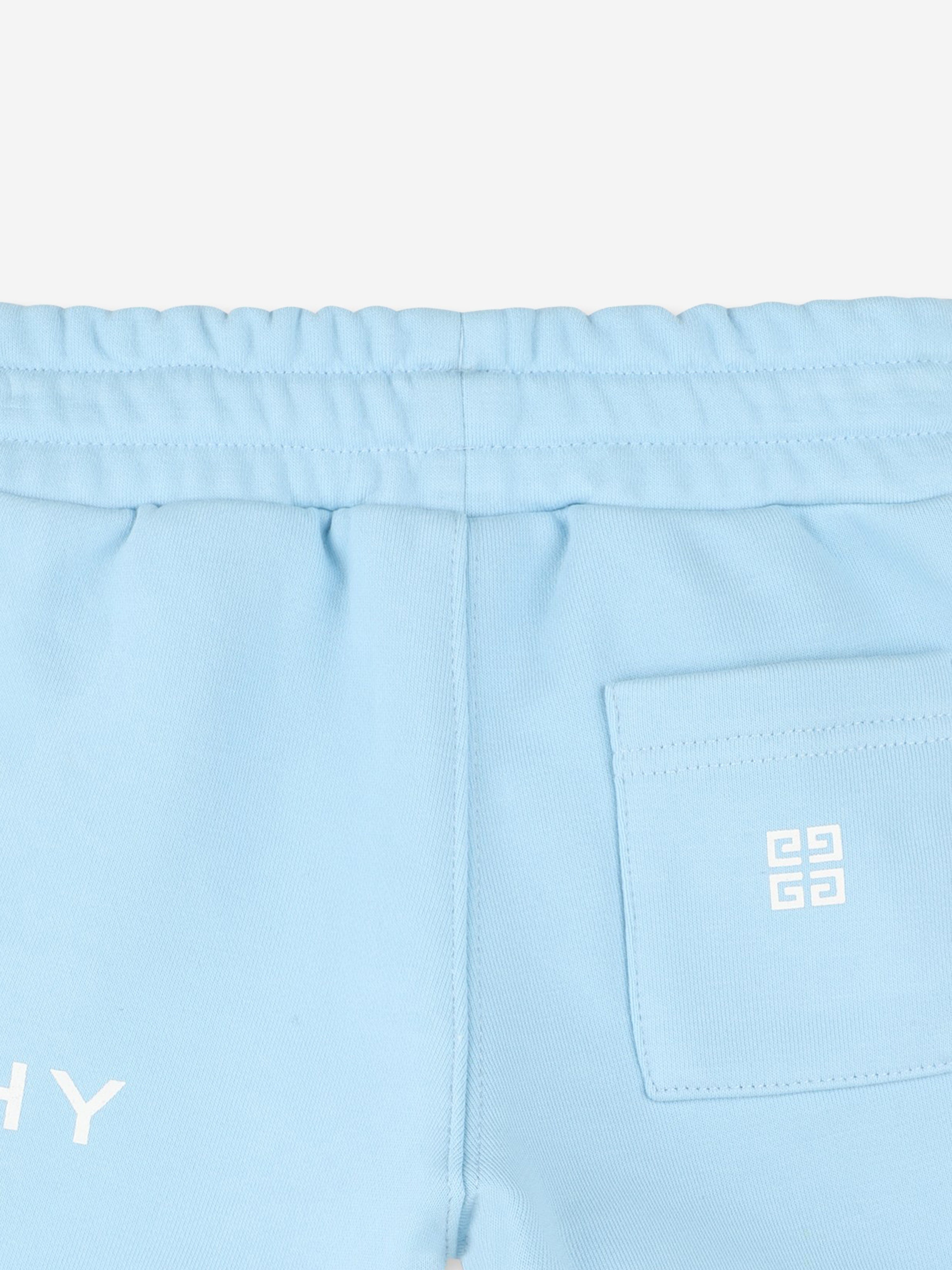 Givenchy Baby Boys Logo Print Short in Blue