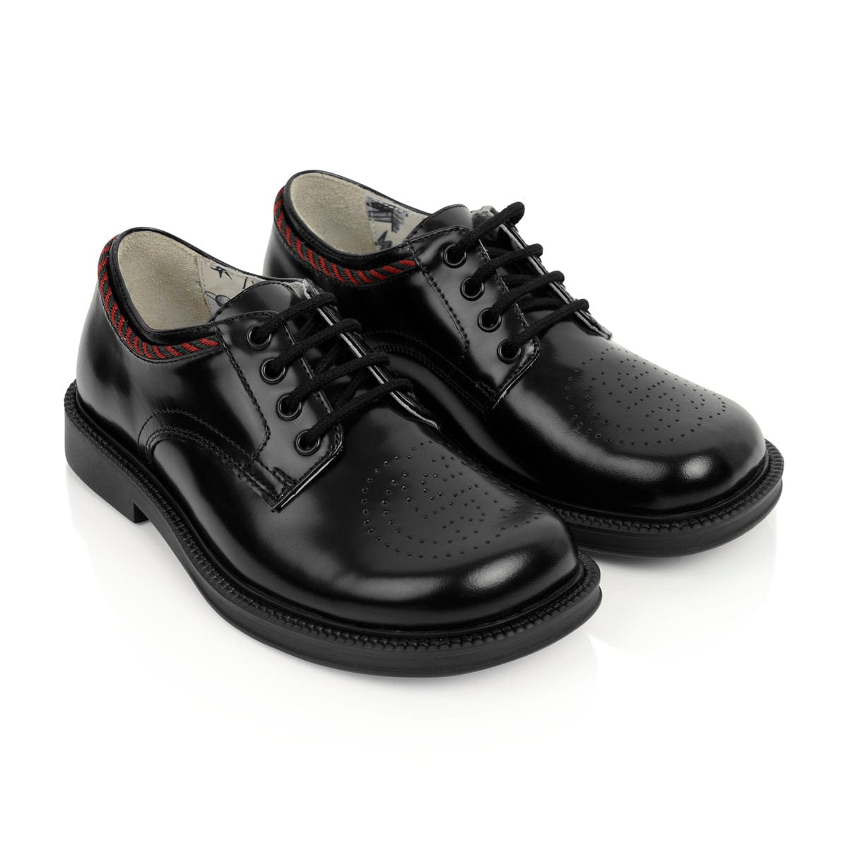 Gucci Leather Lace Up Shoes