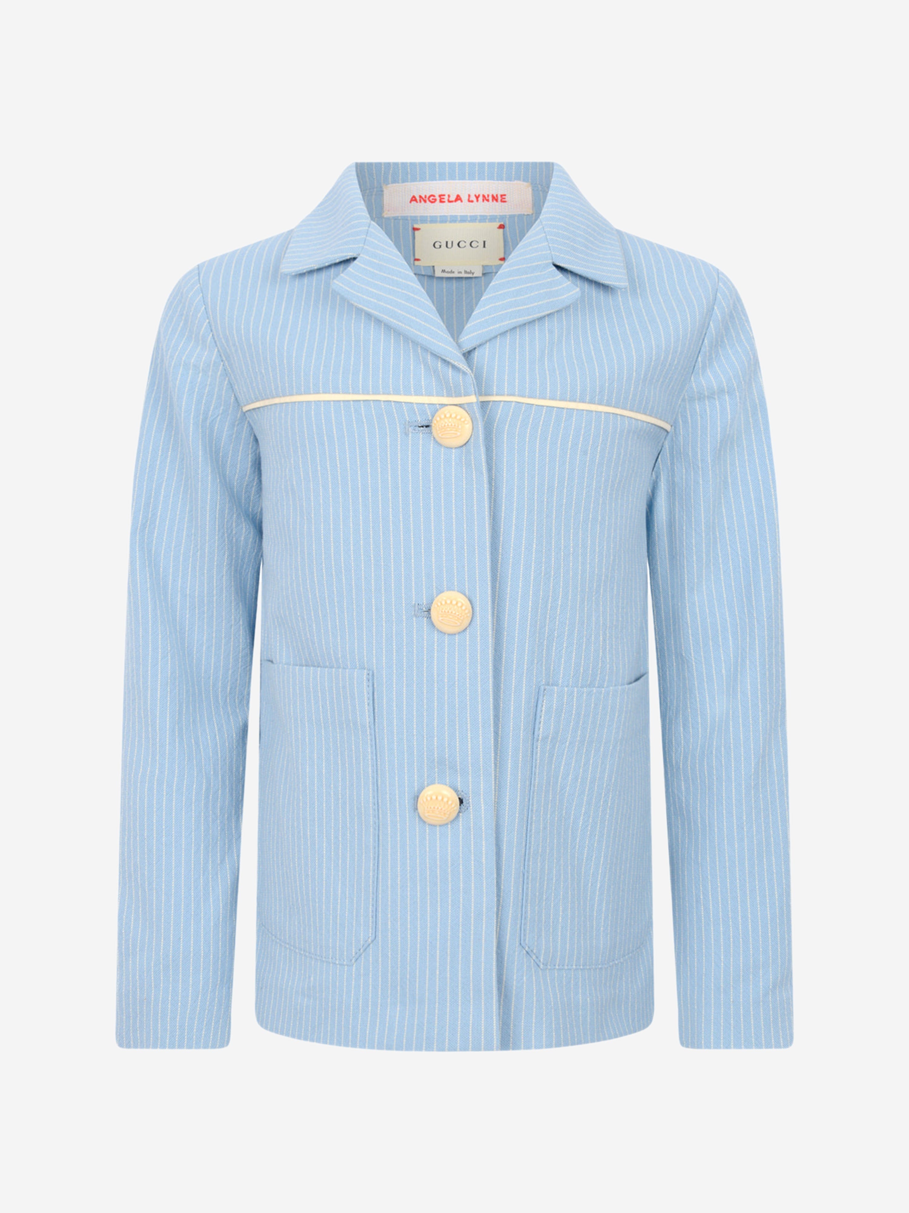 Gucci Baby Boys Light Cotton Striped Jacket