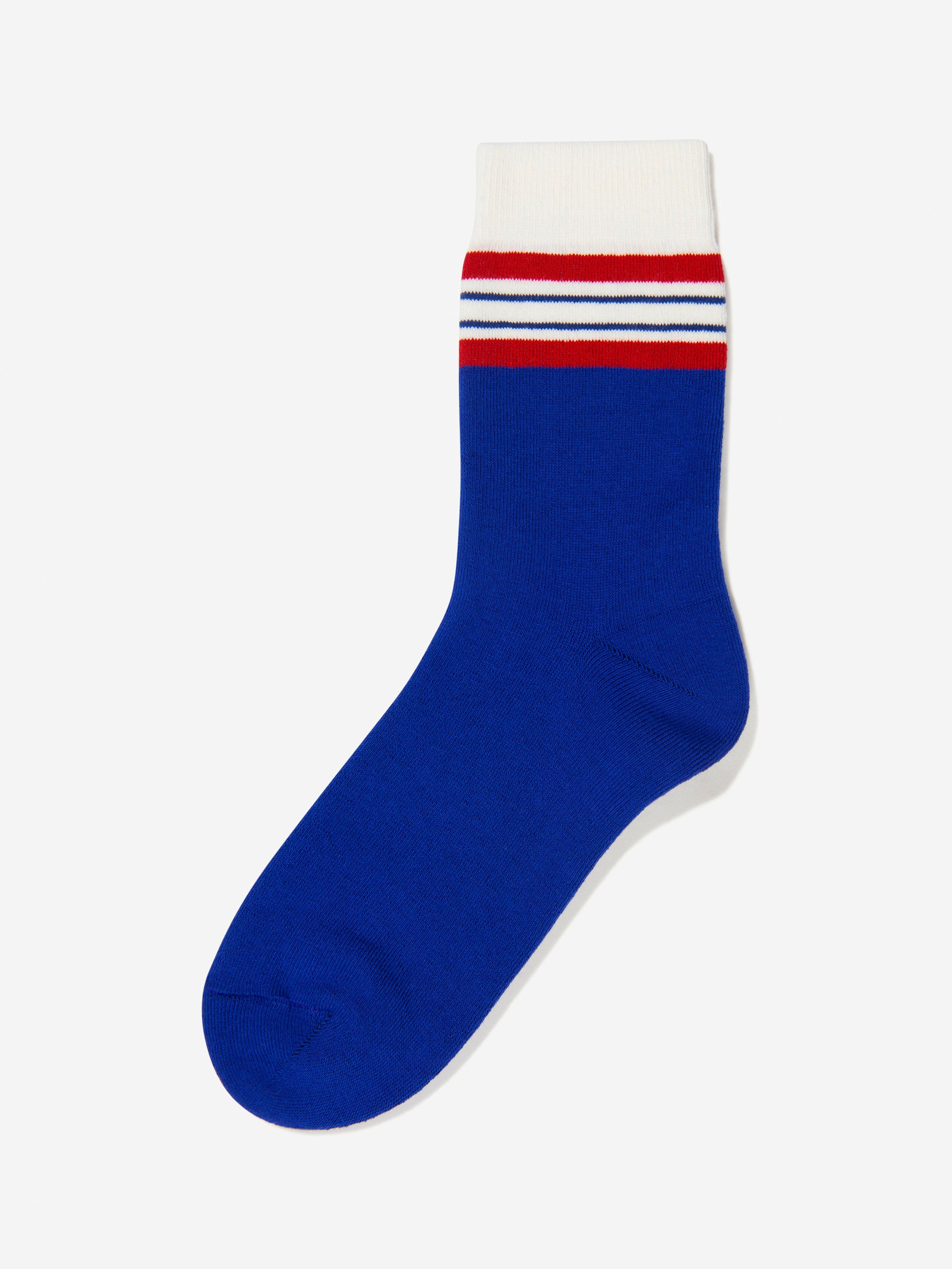 Gucci Kids Interlocking G Socks in Blue