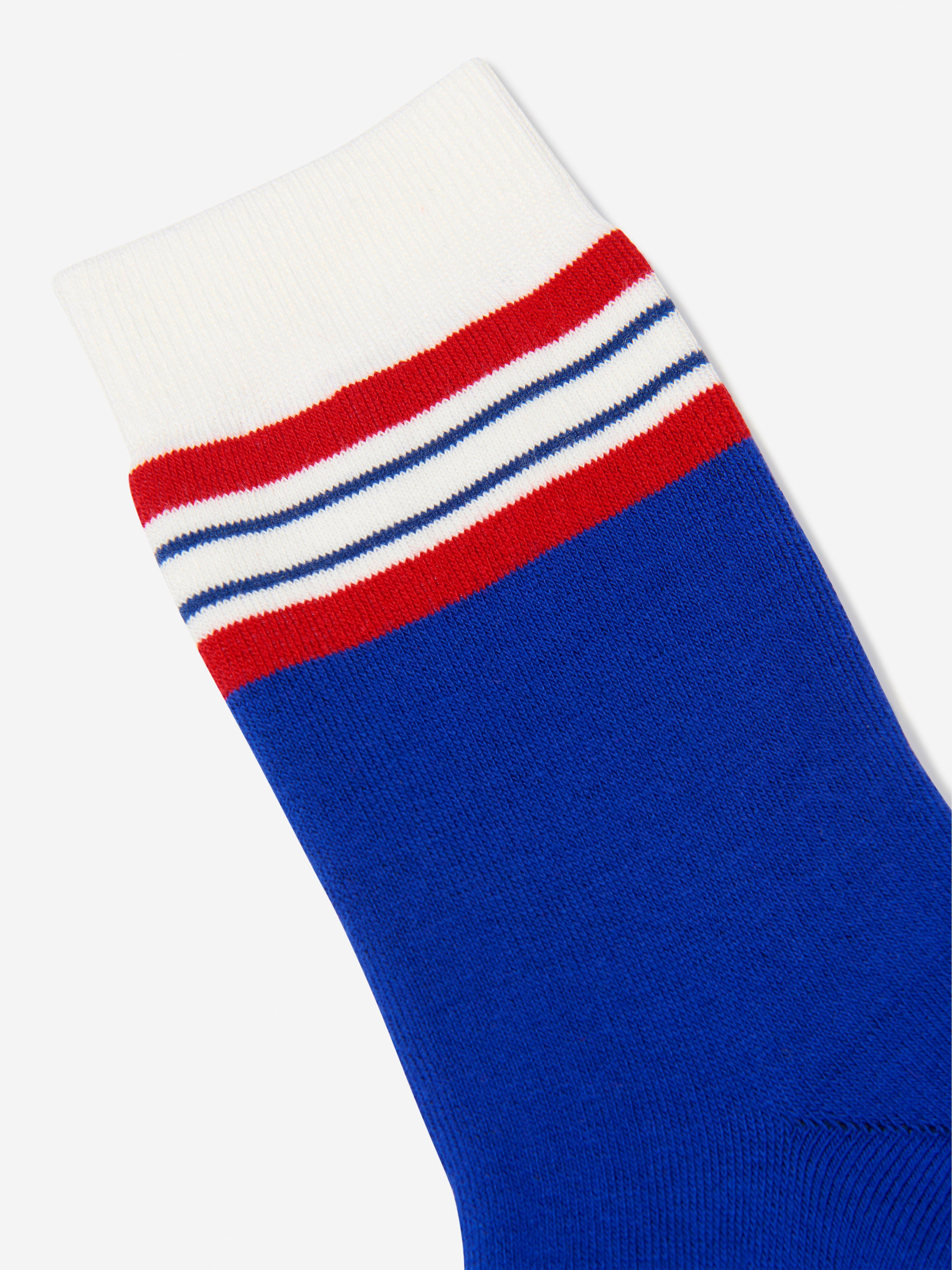 Gucci Kids Interlocking G Socks in Blue