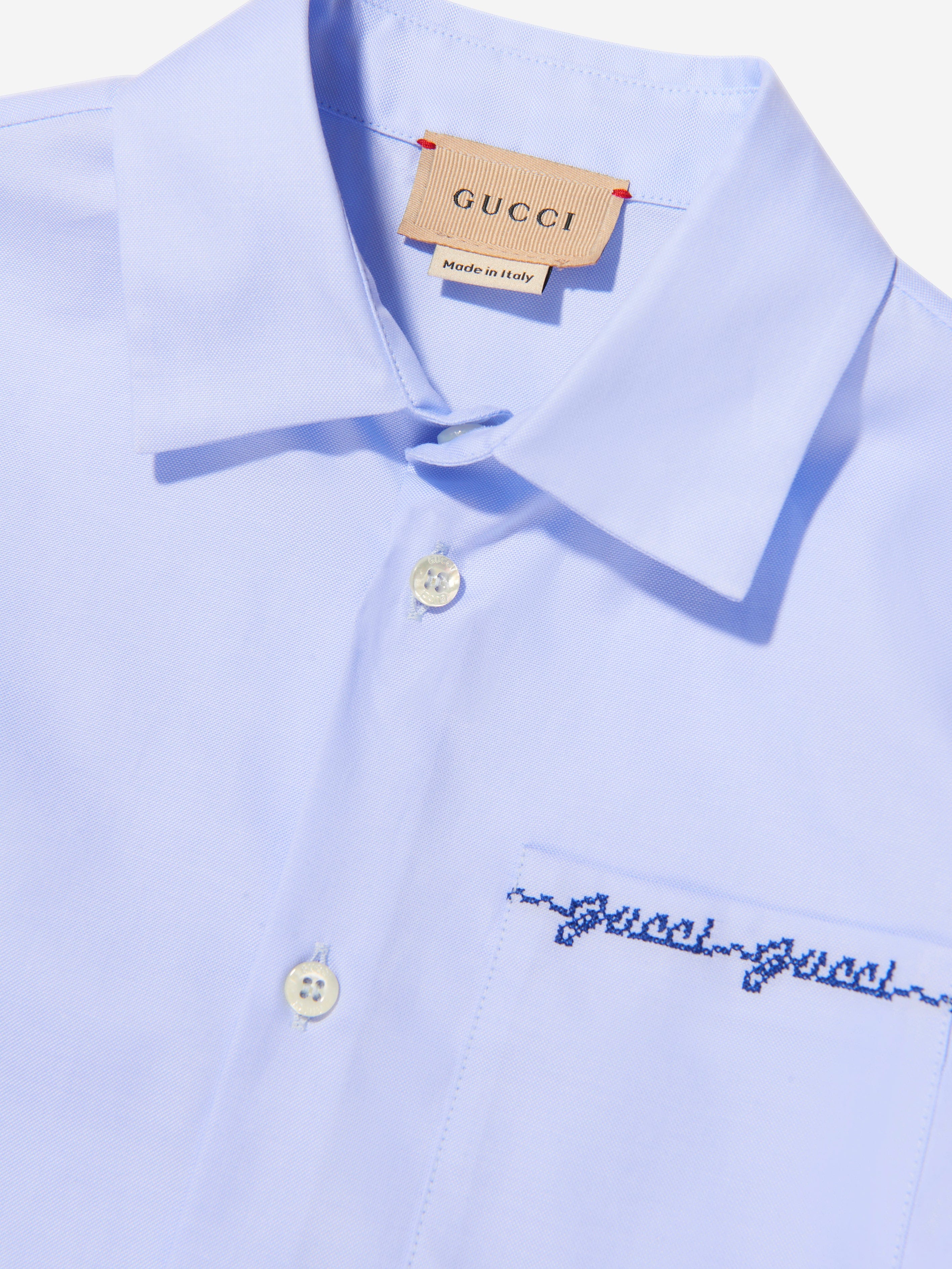 Gucci Boys Logo Pocket Shirt