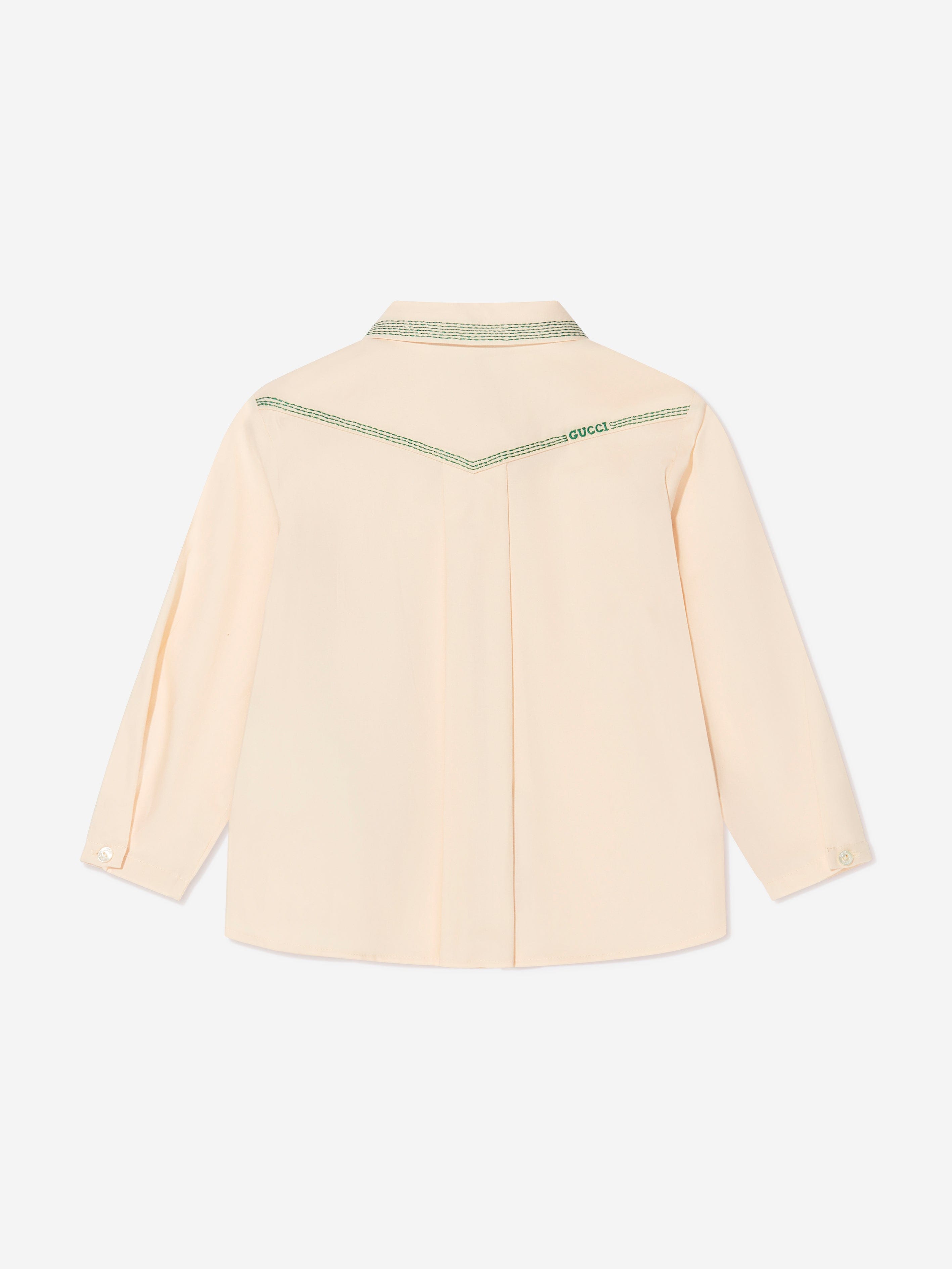 Gucci Baby Boys Embroidered Shirt