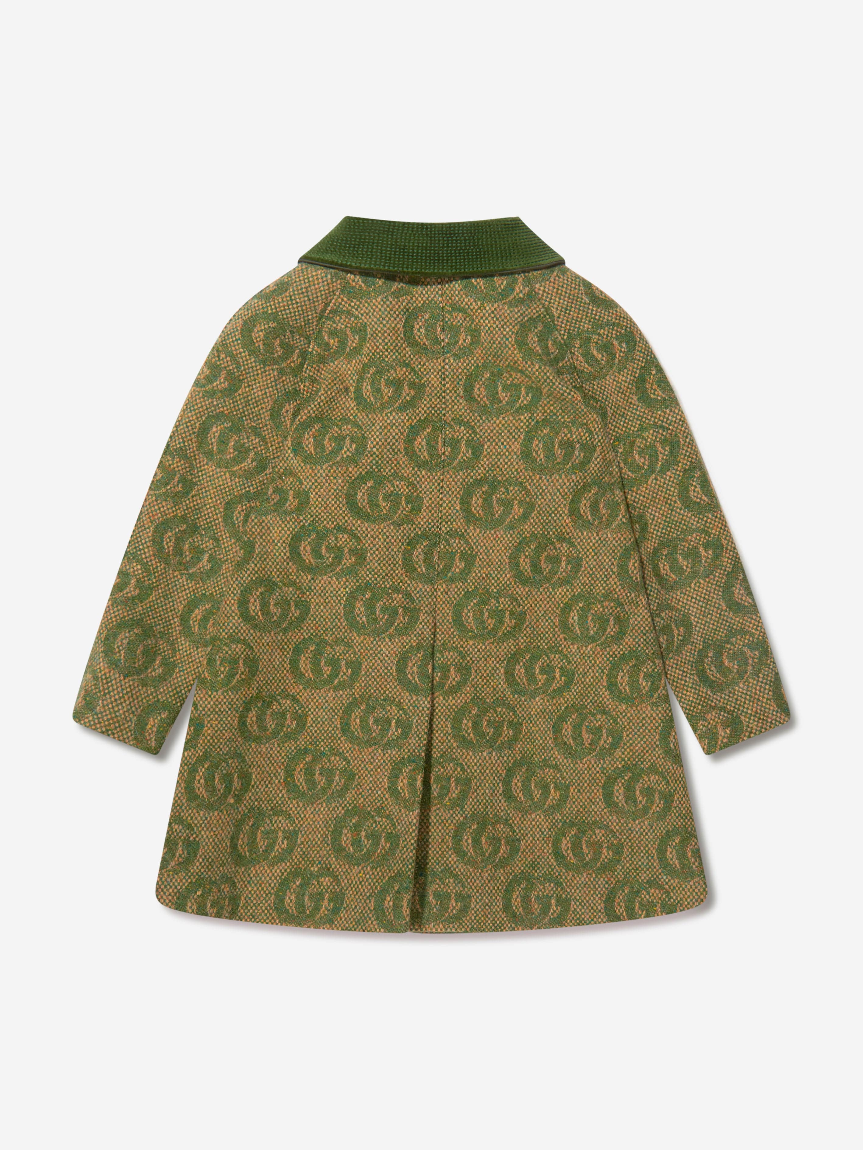 Gucci Baby Boys Wool GG Logo Coat