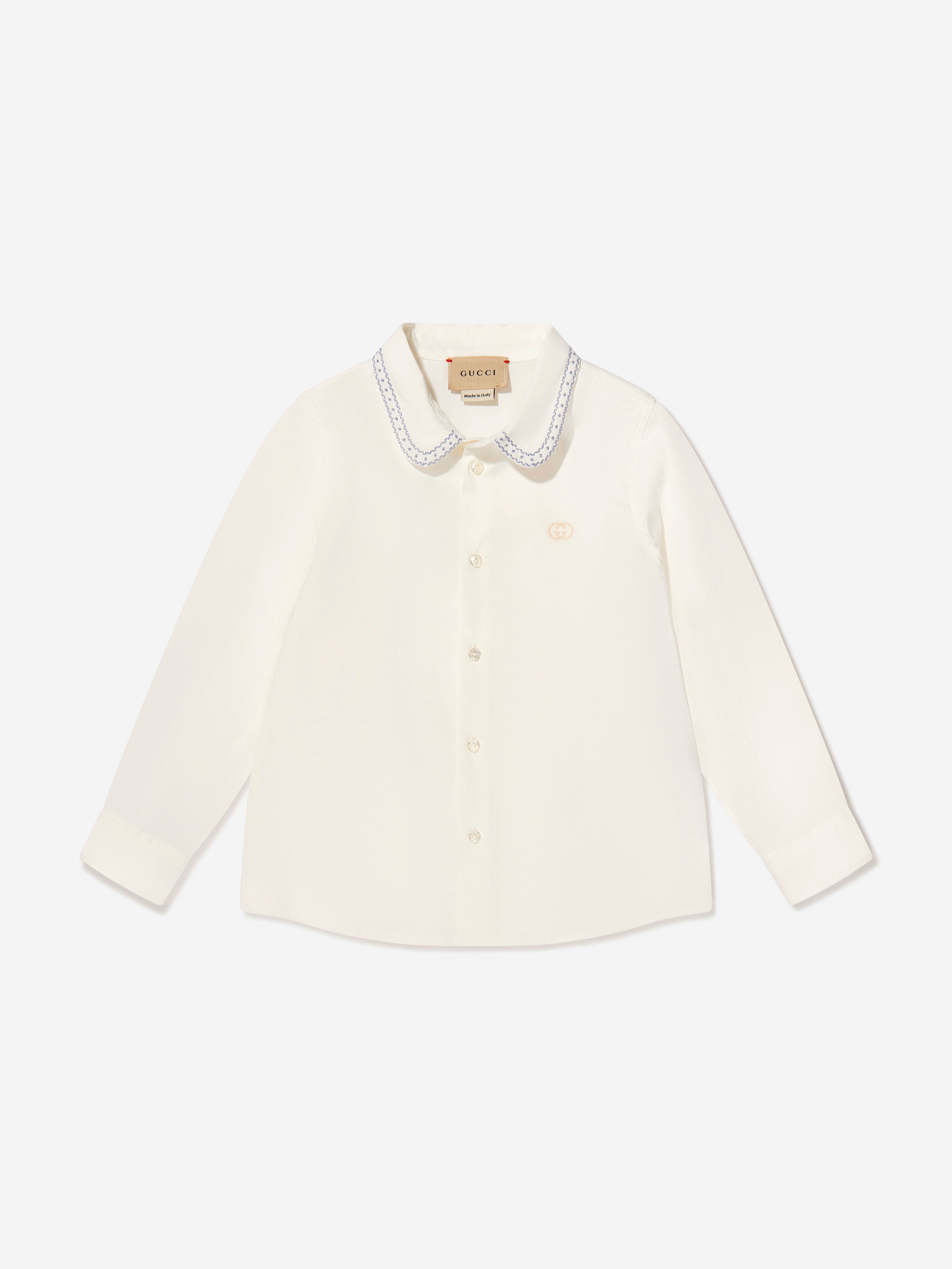 Gucci Baby Boys Embroidered Logo Shirt