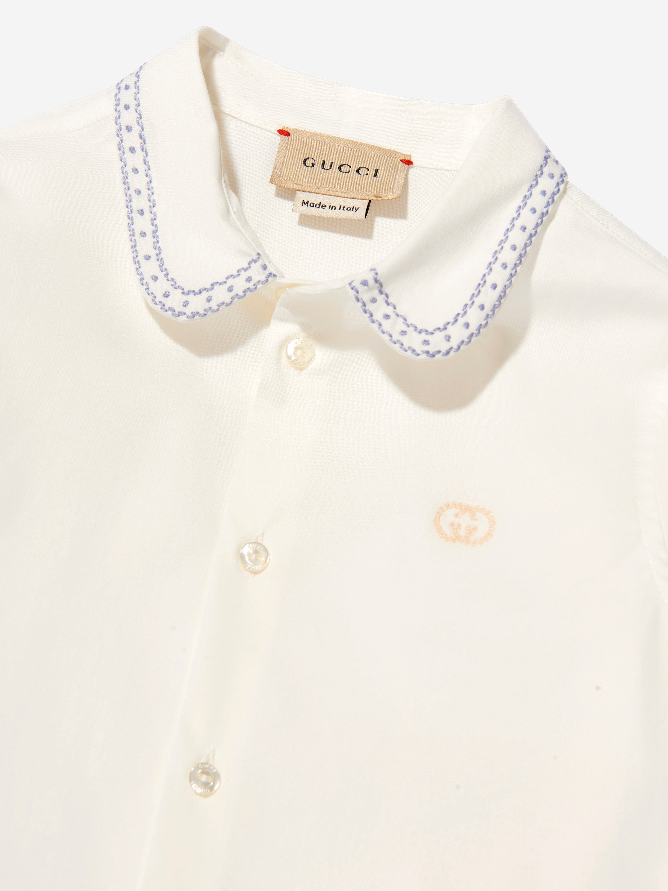 Gucci Baby Boys Embroidered Logo Shirt