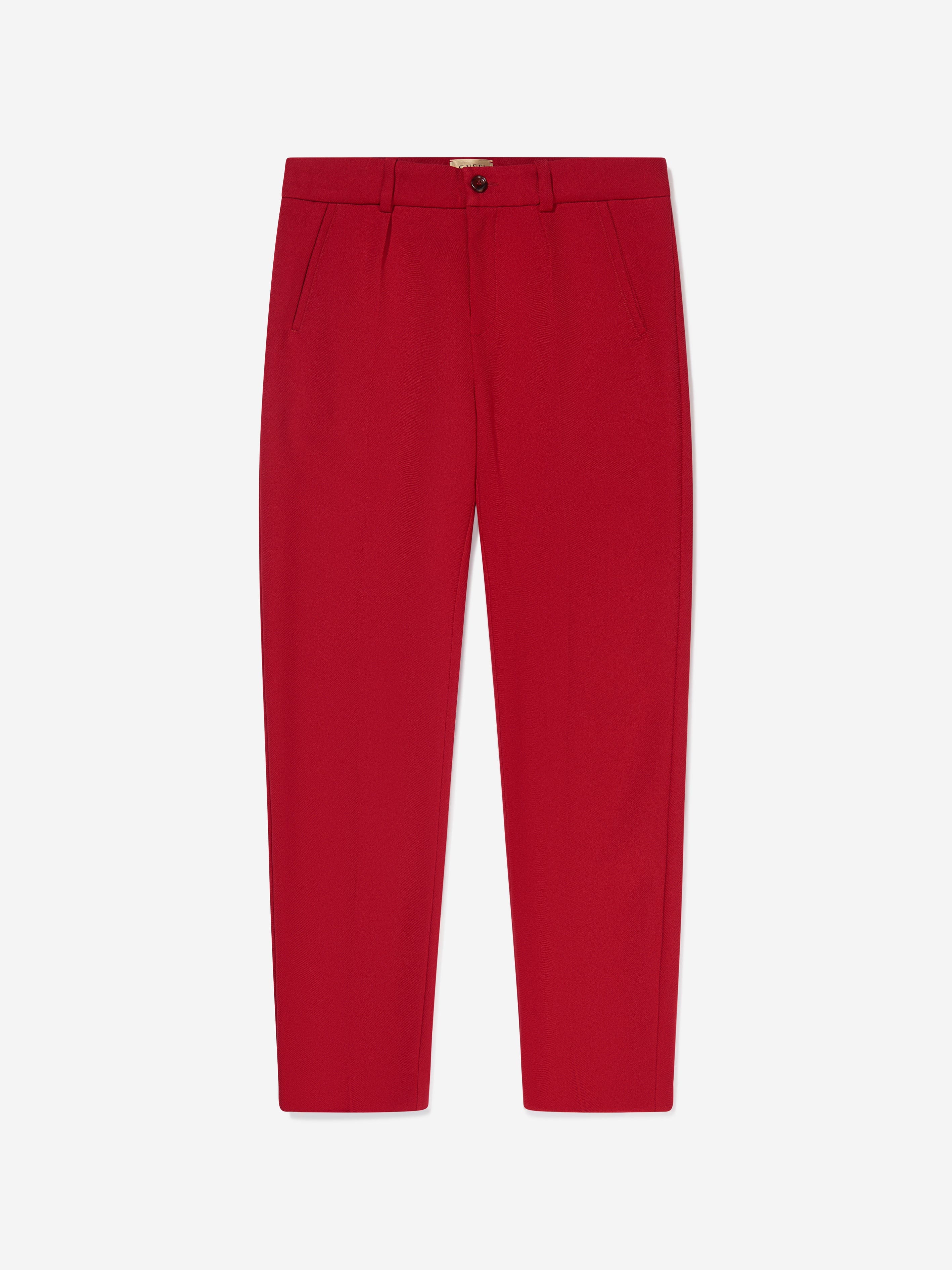 Gucci Boys Woven Branded Trousers