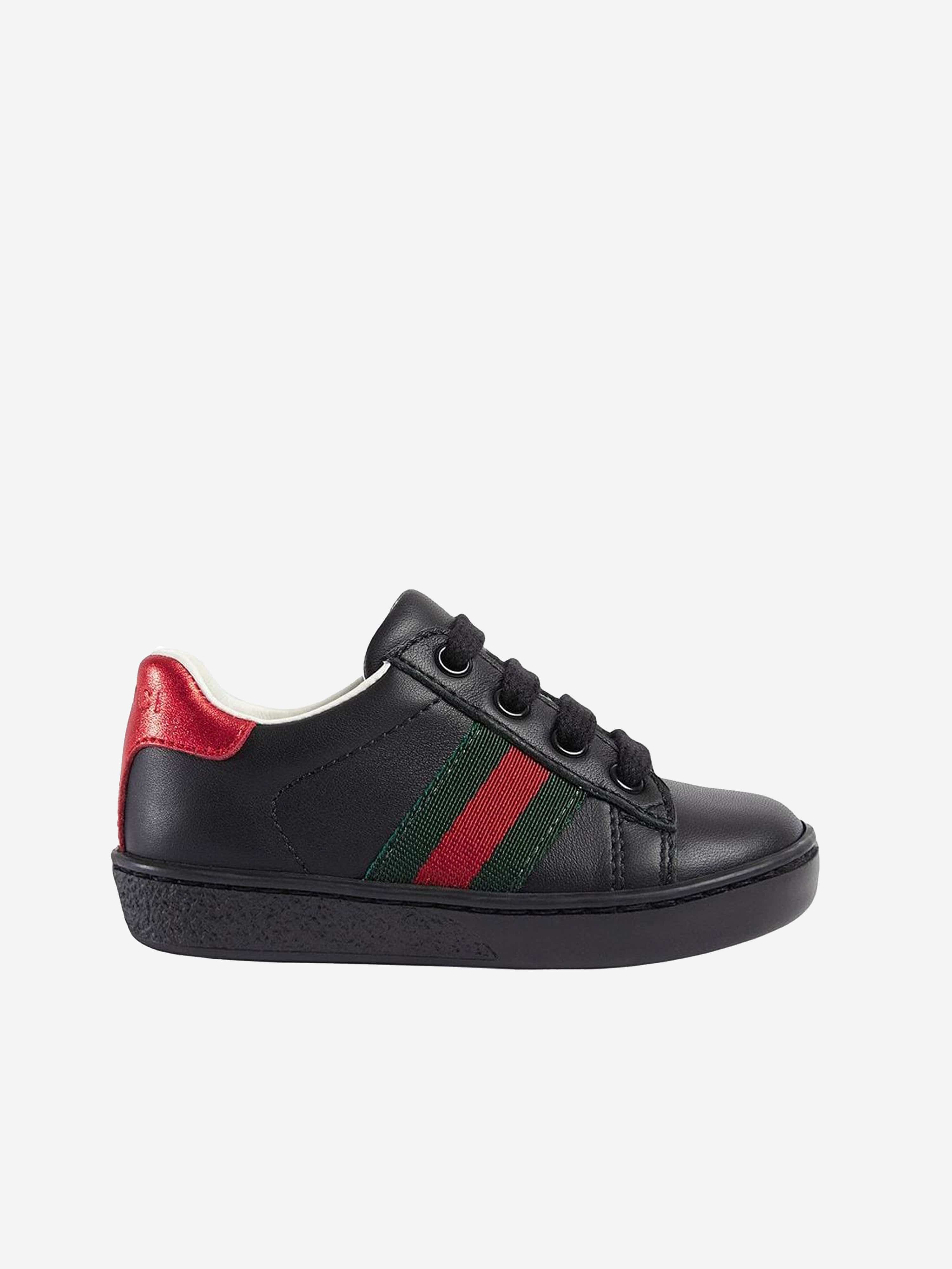 Gucci Unisex Leather New Ace Trainers