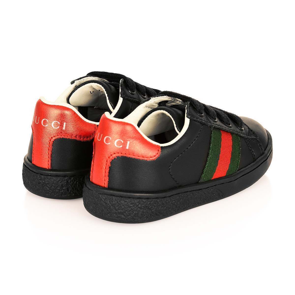 Gucci Unisex Leather New Ace Trainers