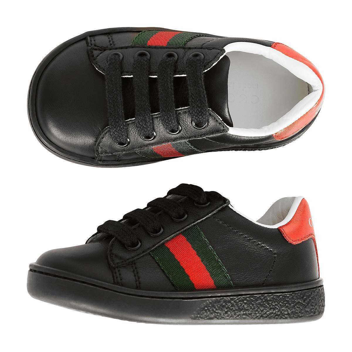 Gucci Unisex Leather New Ace Trainers