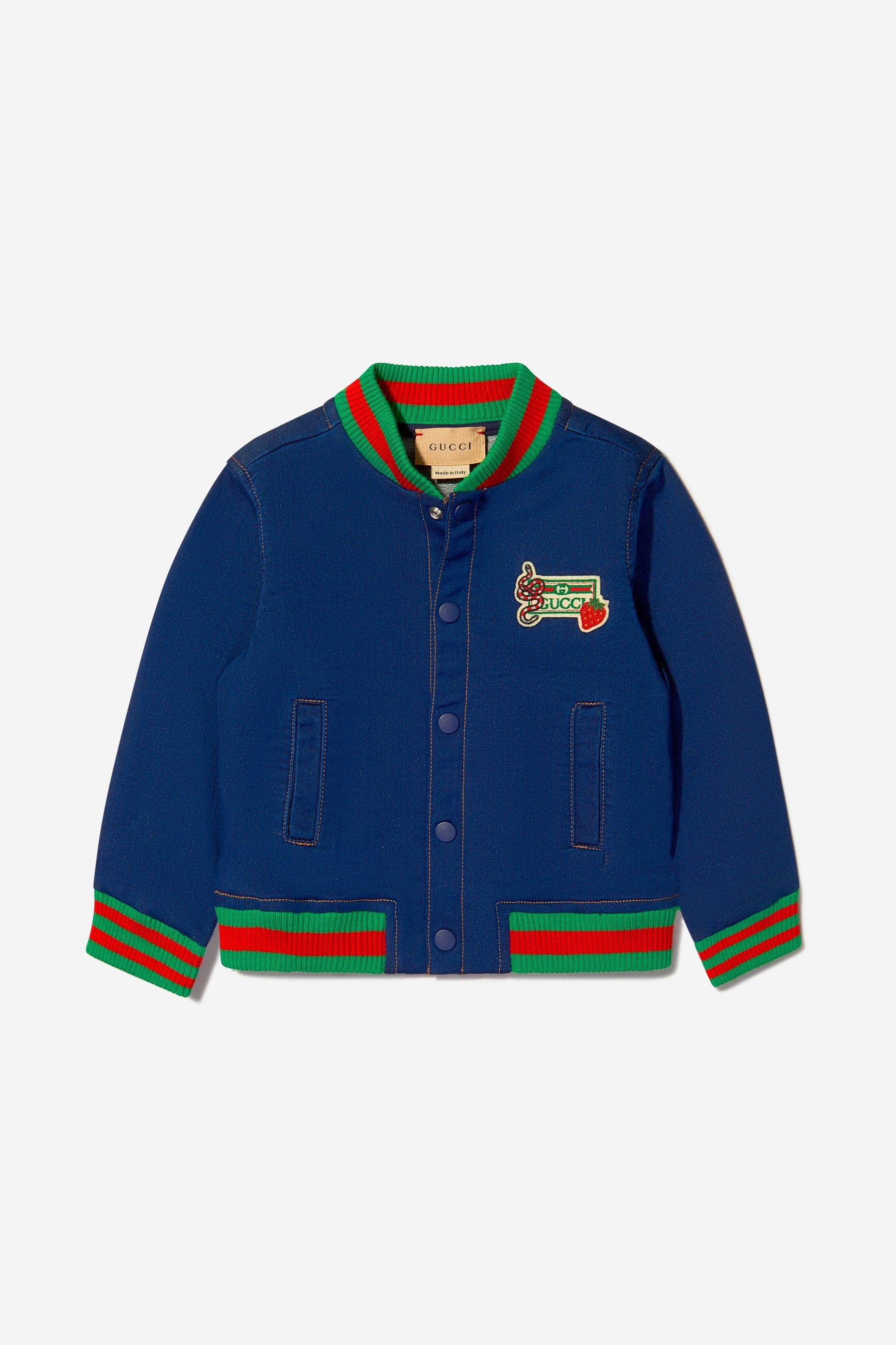 Gucci Baby Unisex Denim Bomber Jacket