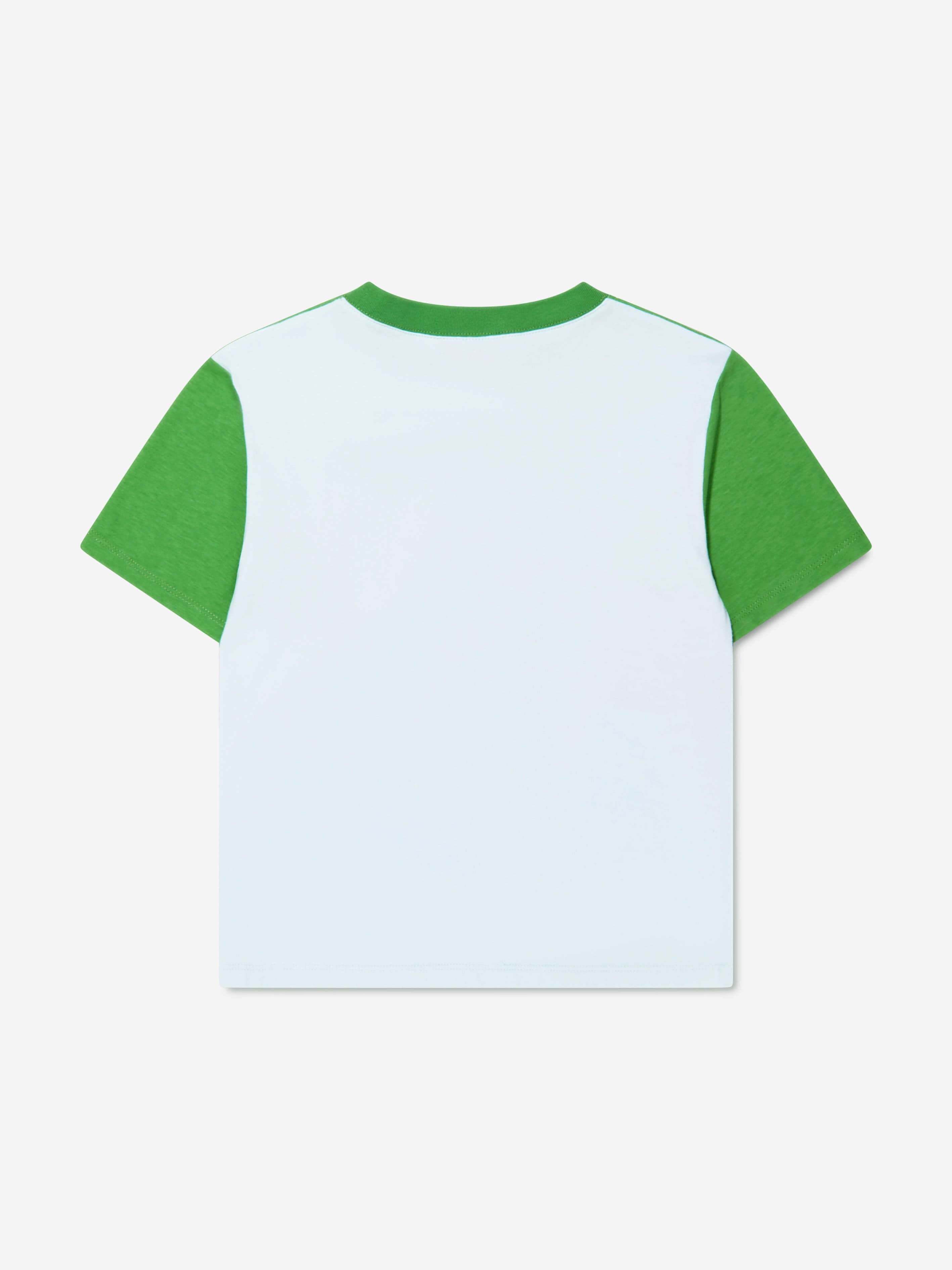 Gucci Kids Logo Print T-Shirt in Green