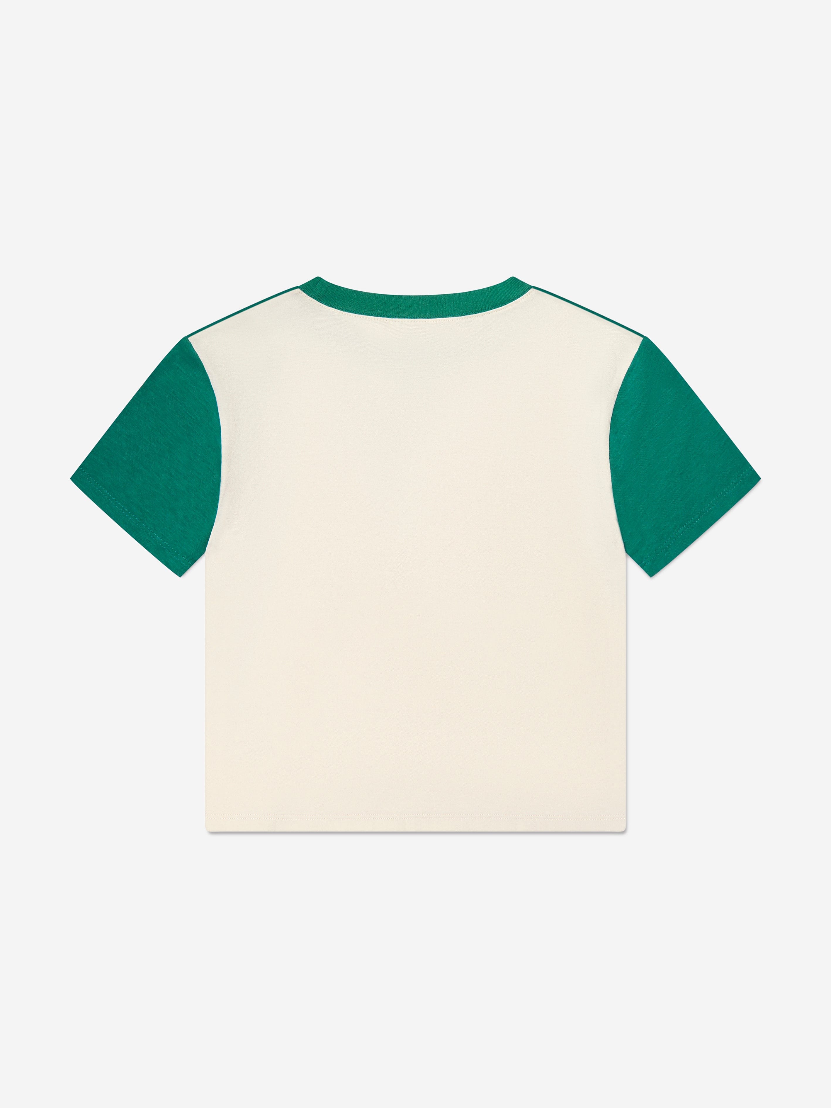 Gucci Kids Logo Print T-Shirt in Green