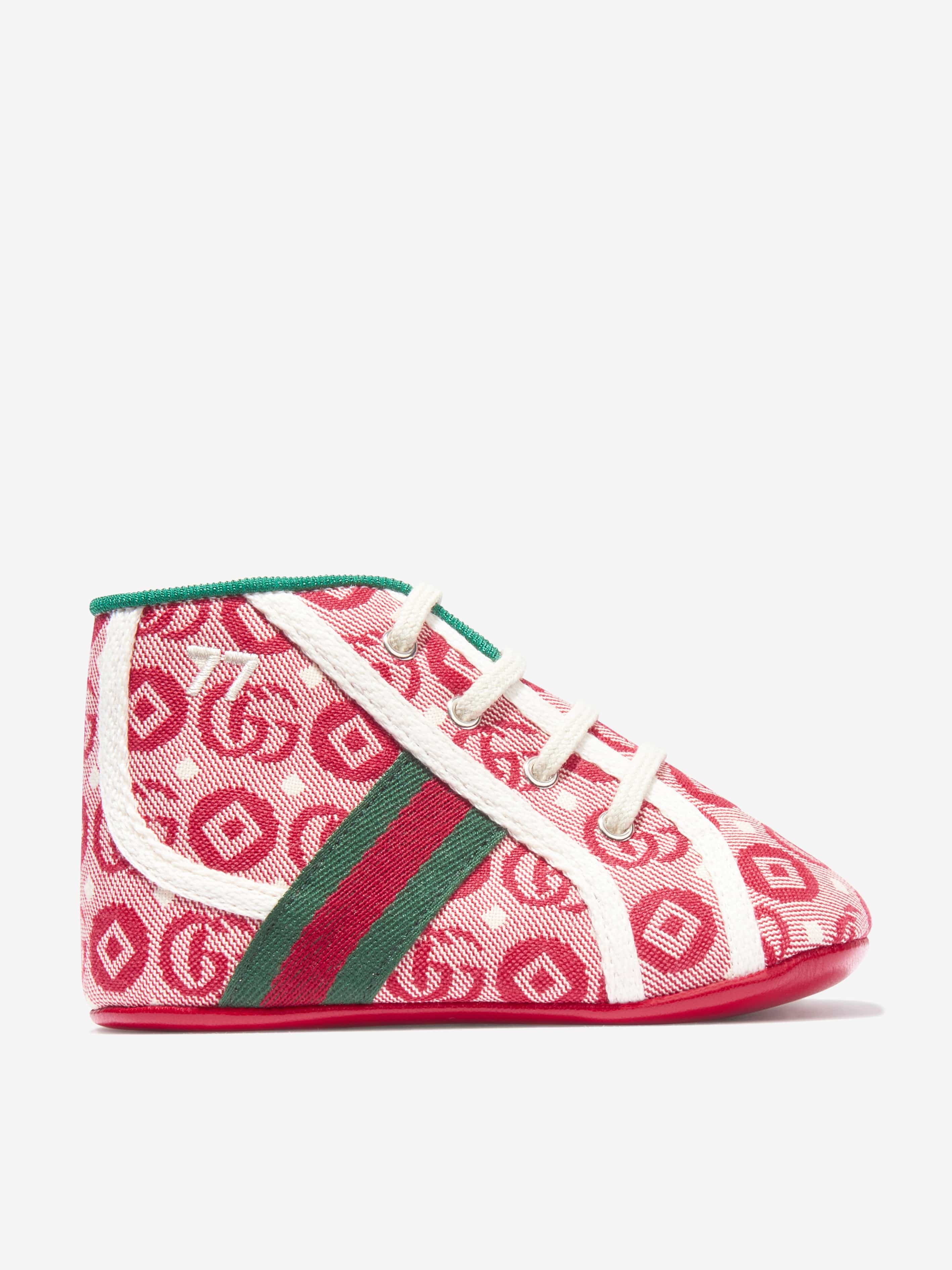 Gucci Baby GG Pre-Walker Shoes in Red