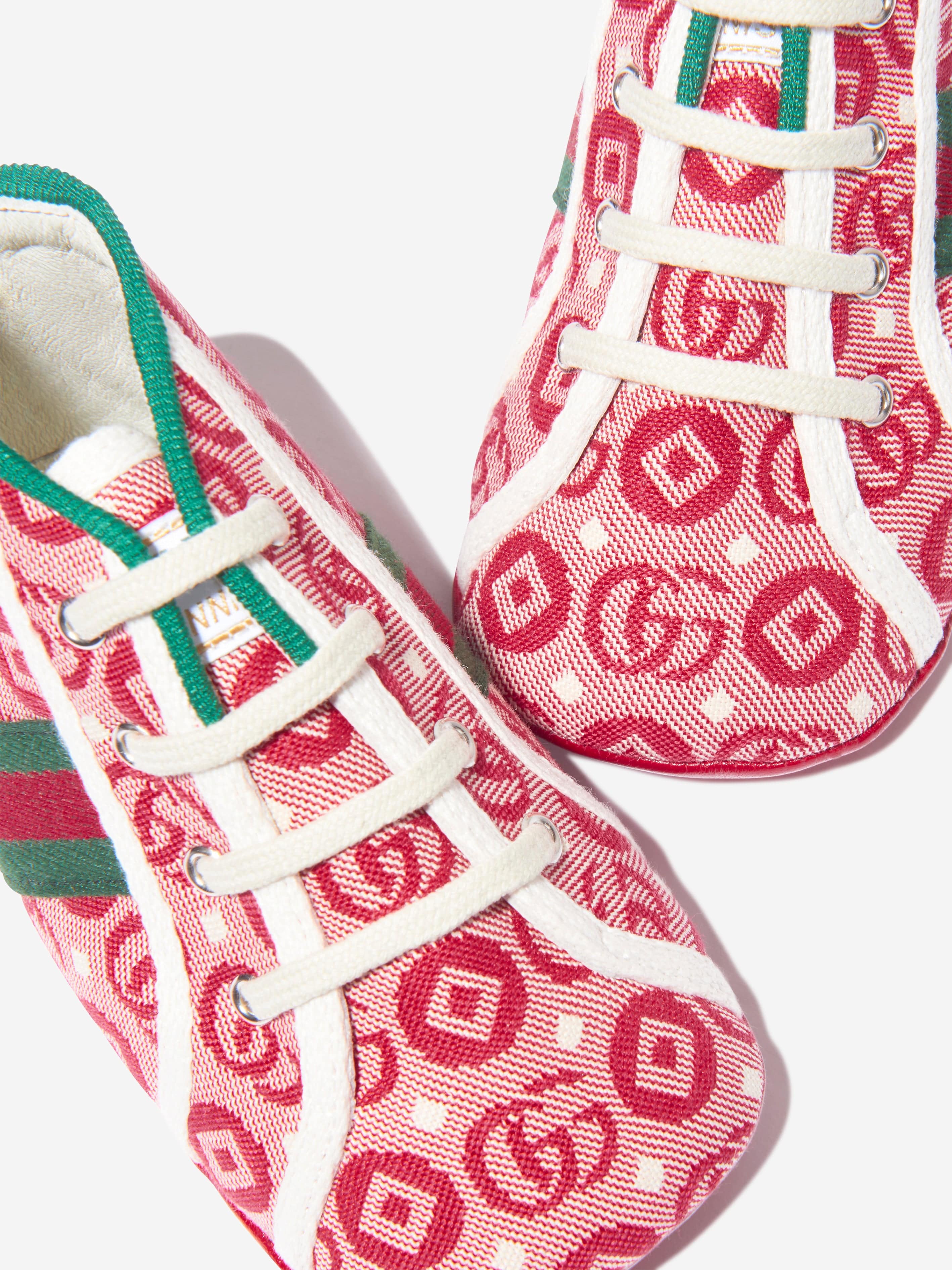 Gucci Baby GG Pre-Walker Shoes in Red