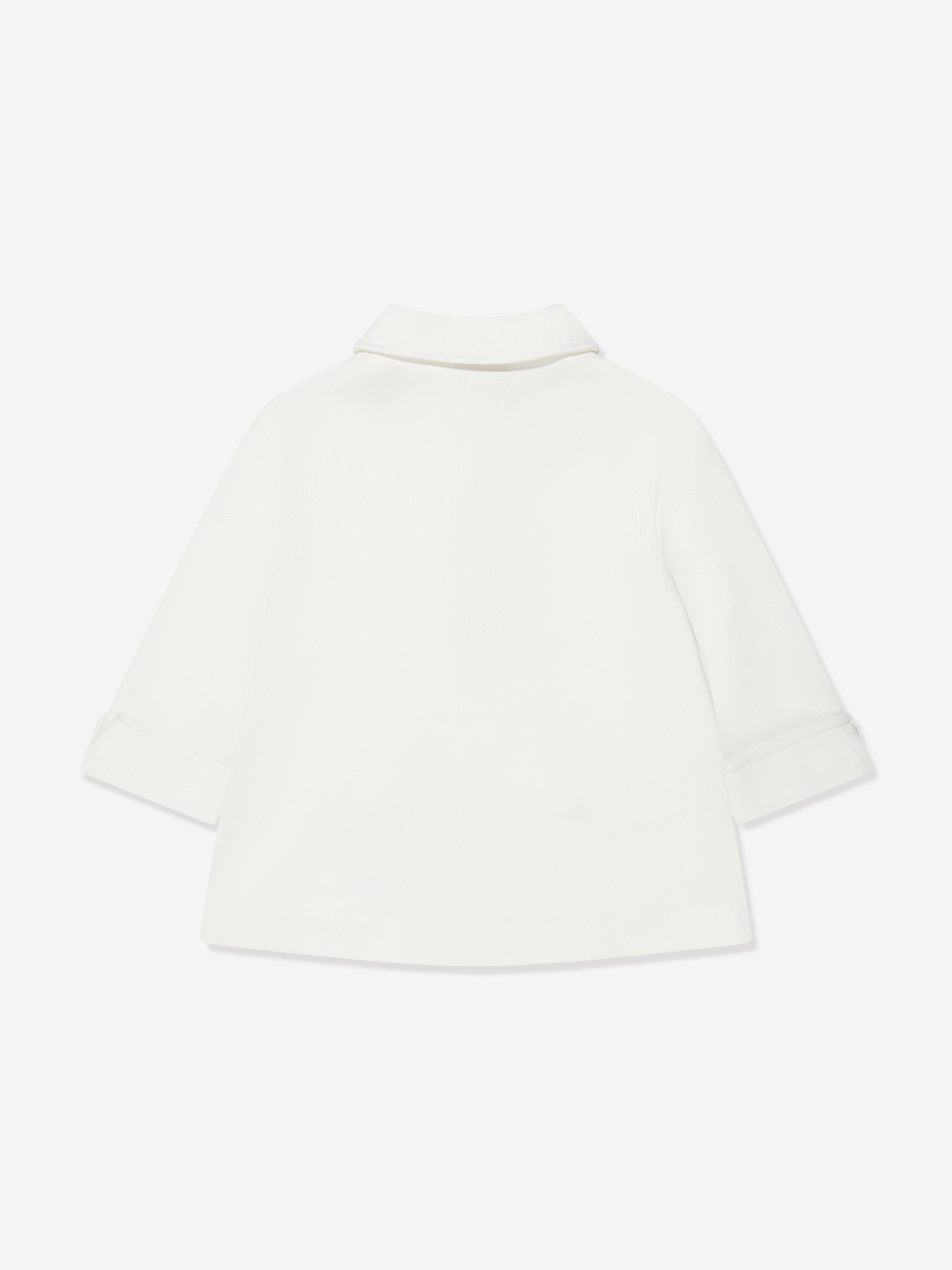 Gucci Girls Knitted Jersey Top in White