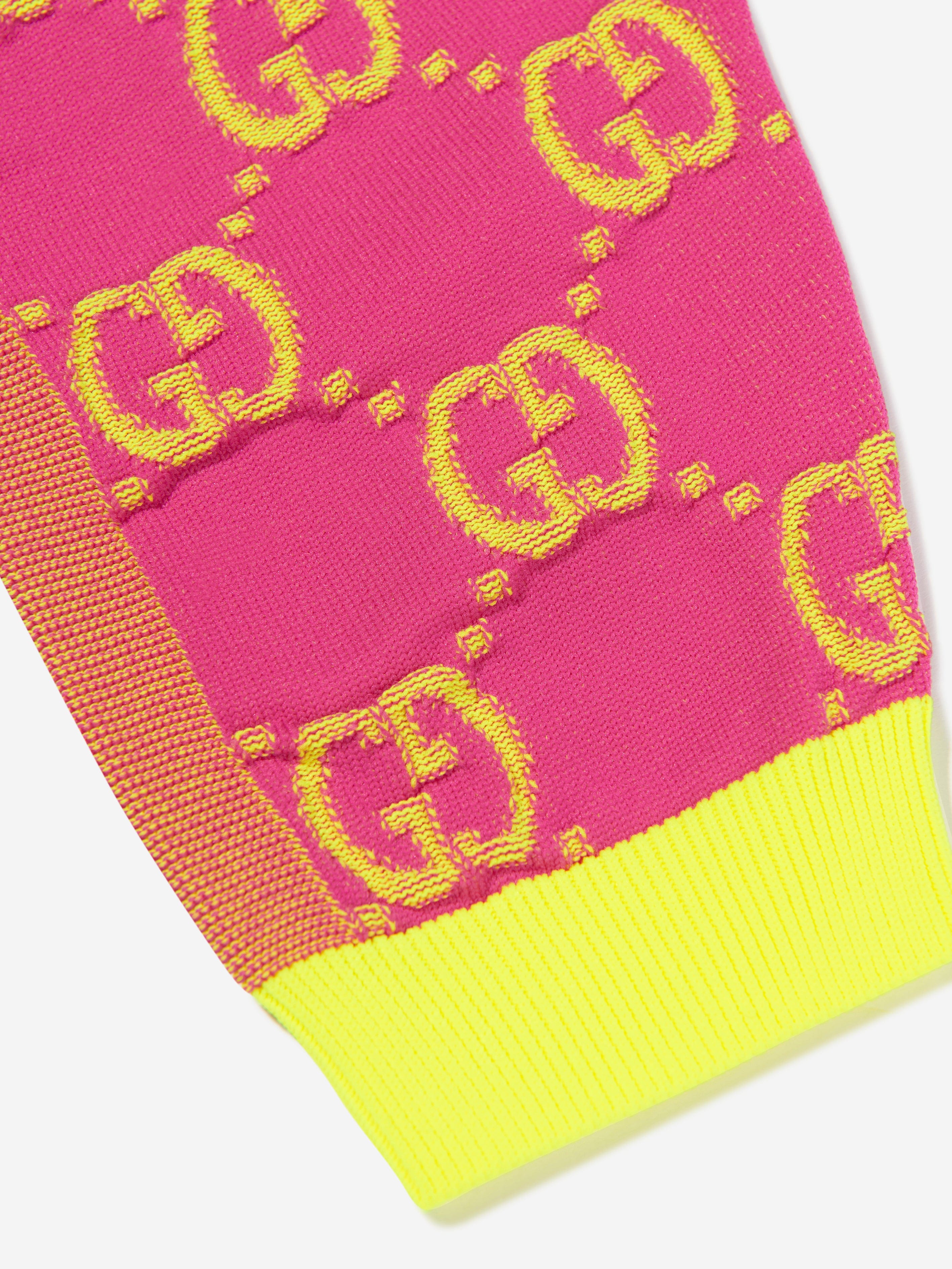 Gucci Baby Girls GG Leggings in Pink